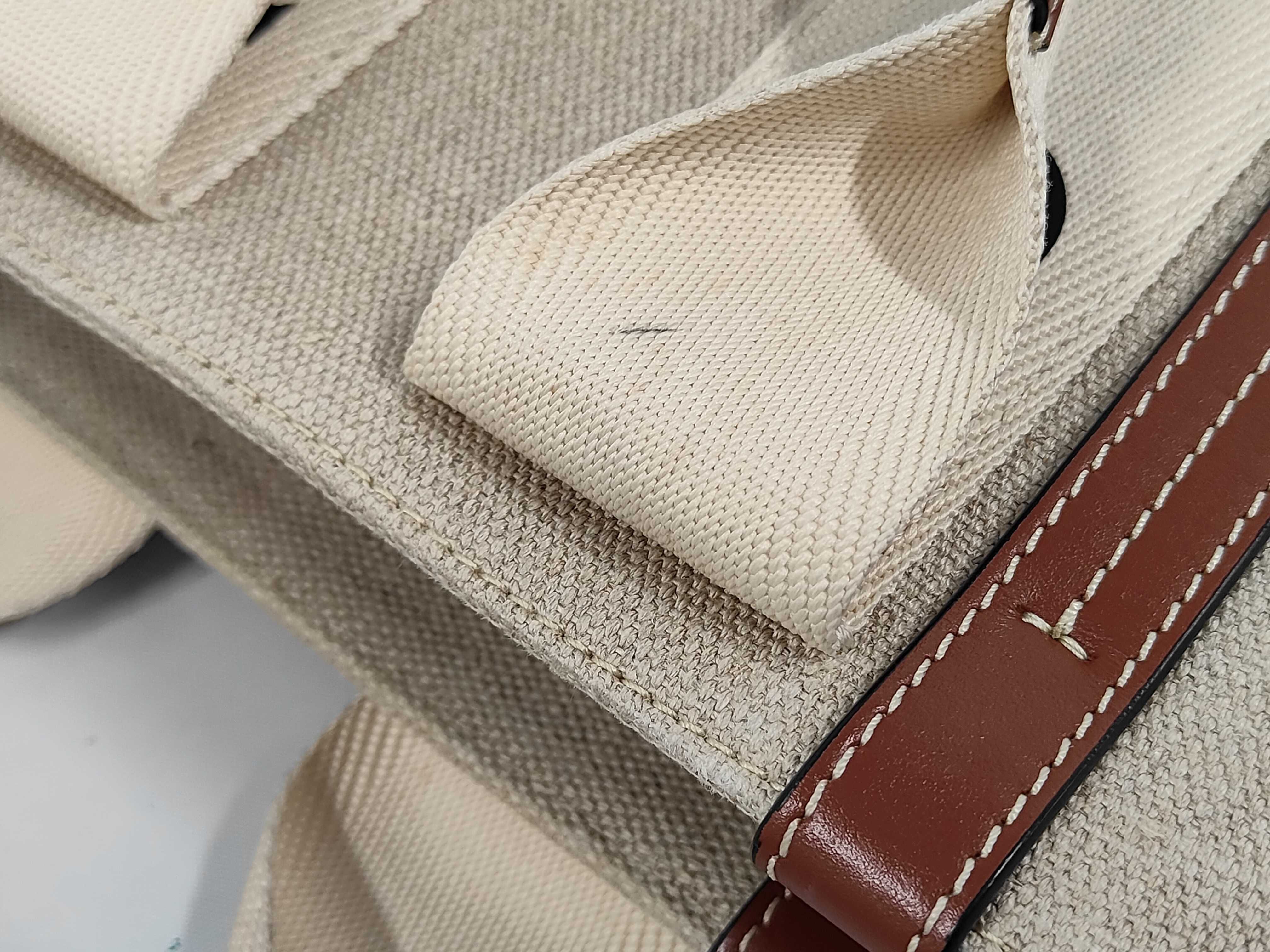 Woody Small Canvas x Leather 2-Way Handbag — view 6