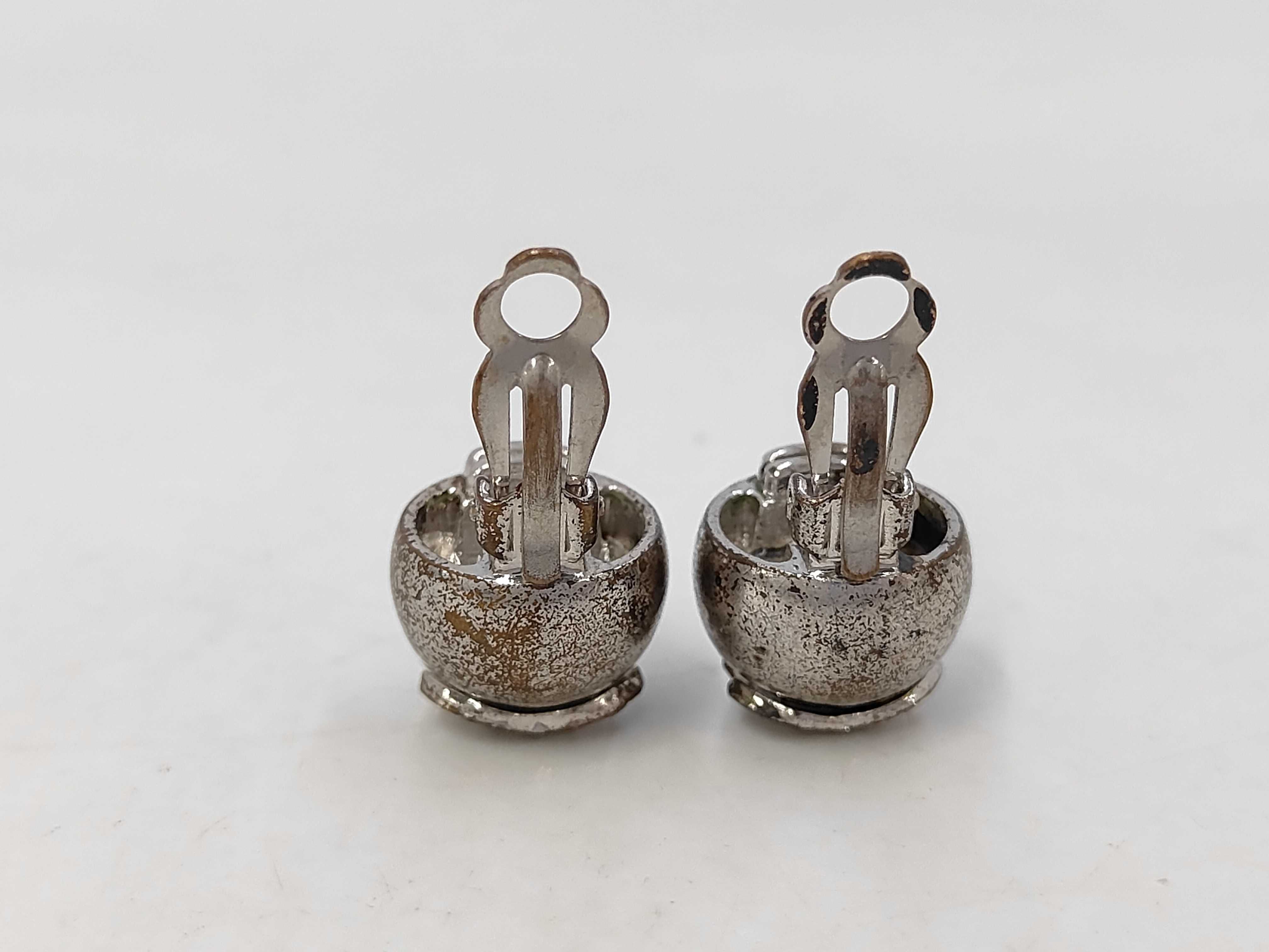 Coco Mark Round Silver Earrings 00A — view 3