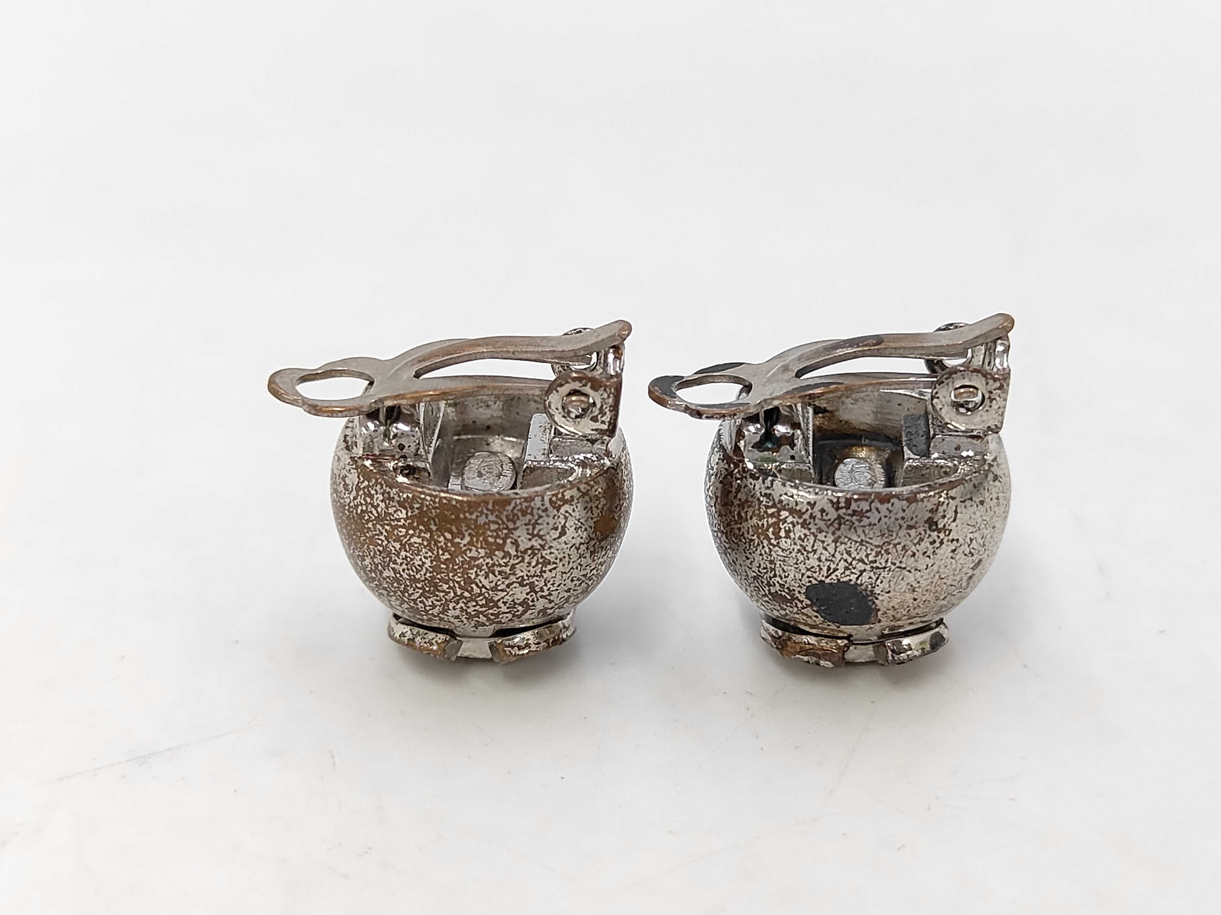 Coco Mark Round Silver Earrings 00A — view 6