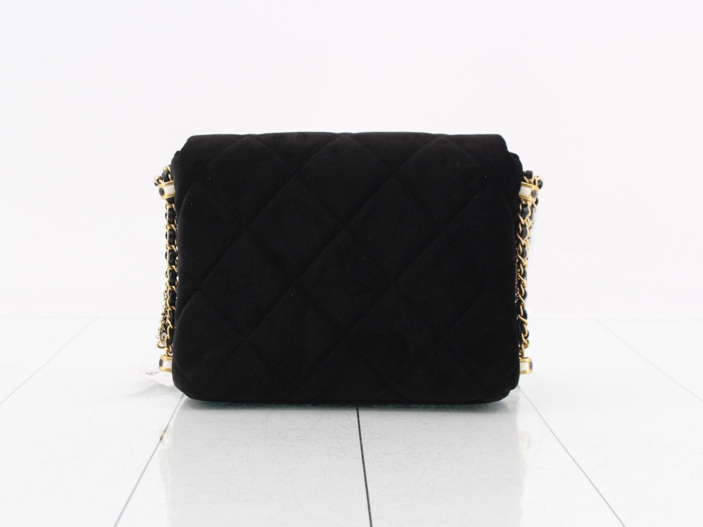 Suede Matelassé Shoulder Bag — view 2