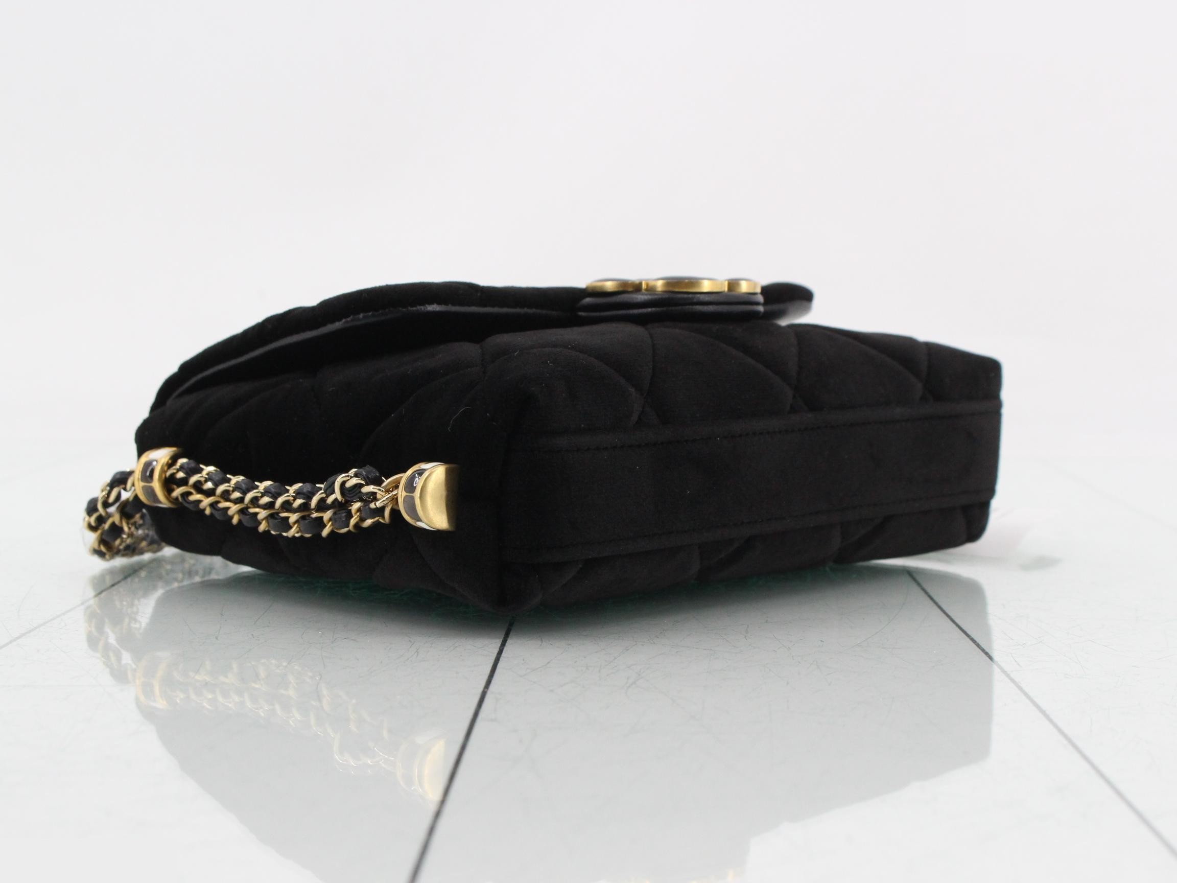 Suede Matelassé Shoulder Bag — view 5