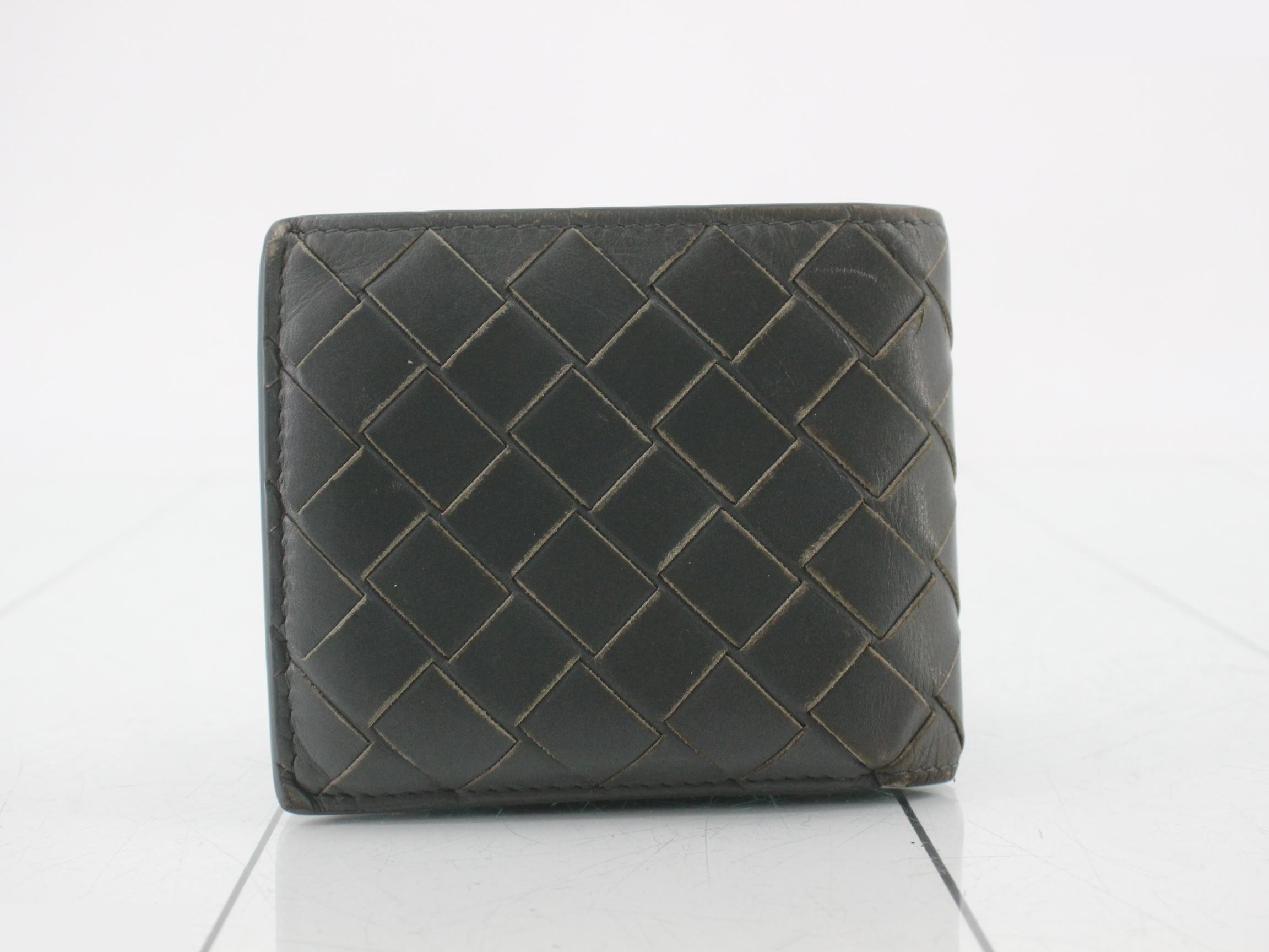 Intrecciato (bag) and bi-fold wallet, gray tones — view 2