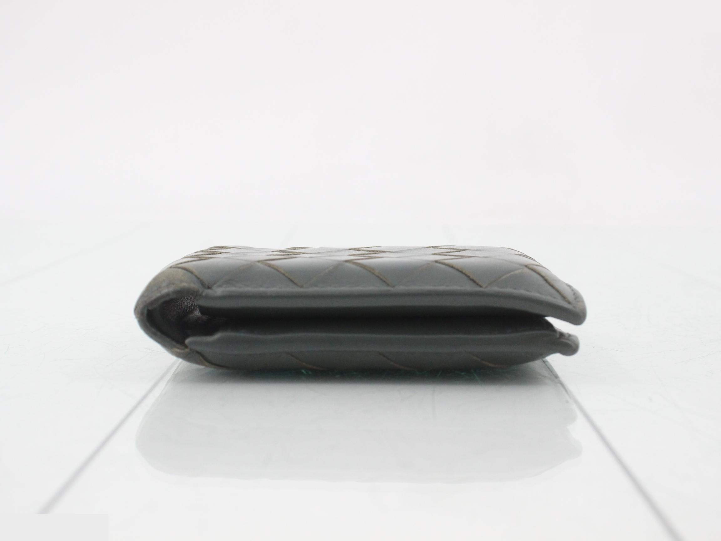 Intrecciato (bag) and bi-fold wallet, gray tones — view 3