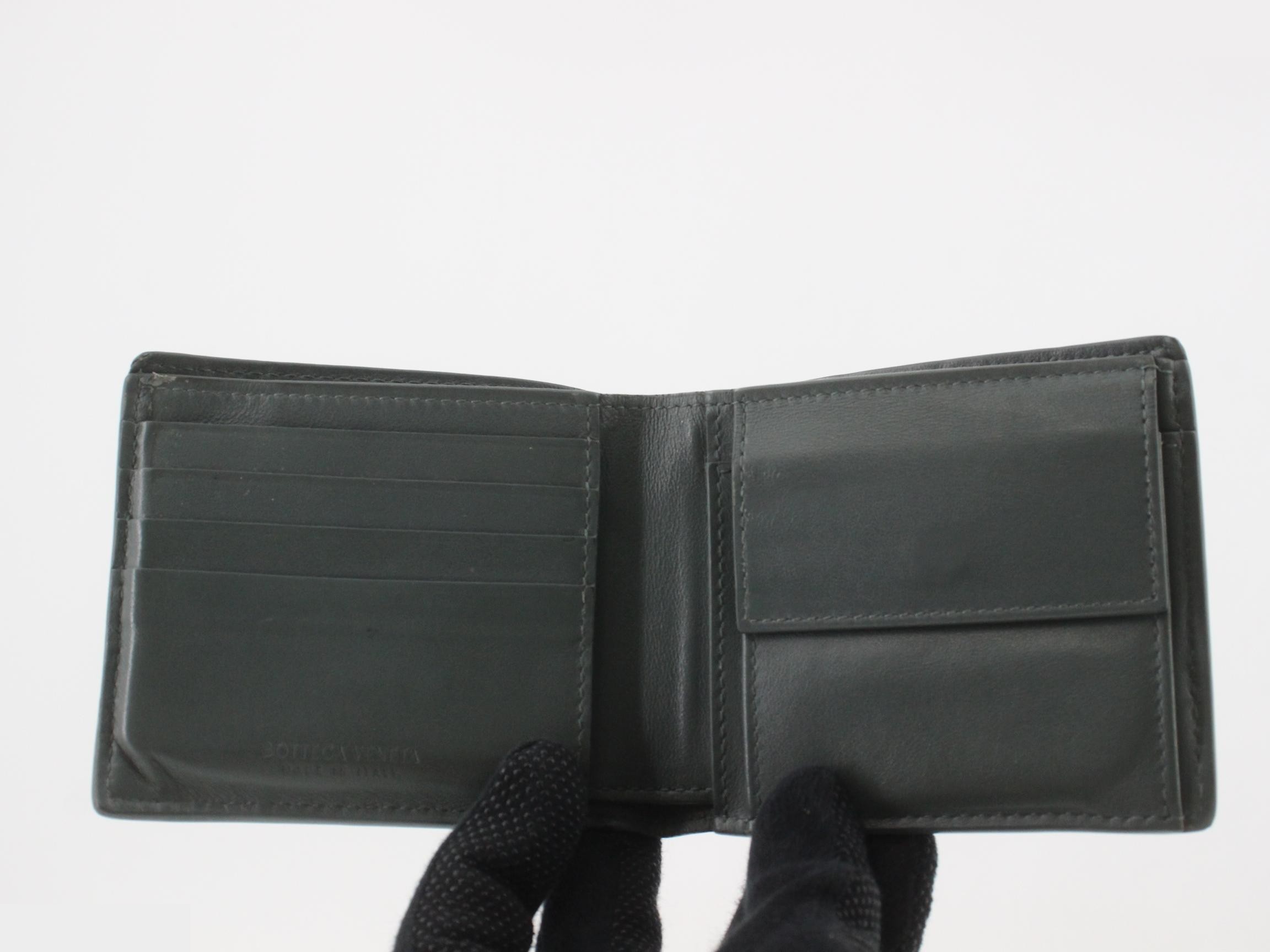 Intrecciato (bag) and bi-fold wallet, gray tones — view 4