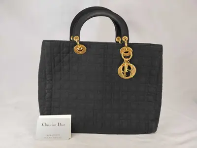 Lady Dior Lady Bag (Black) Handbag