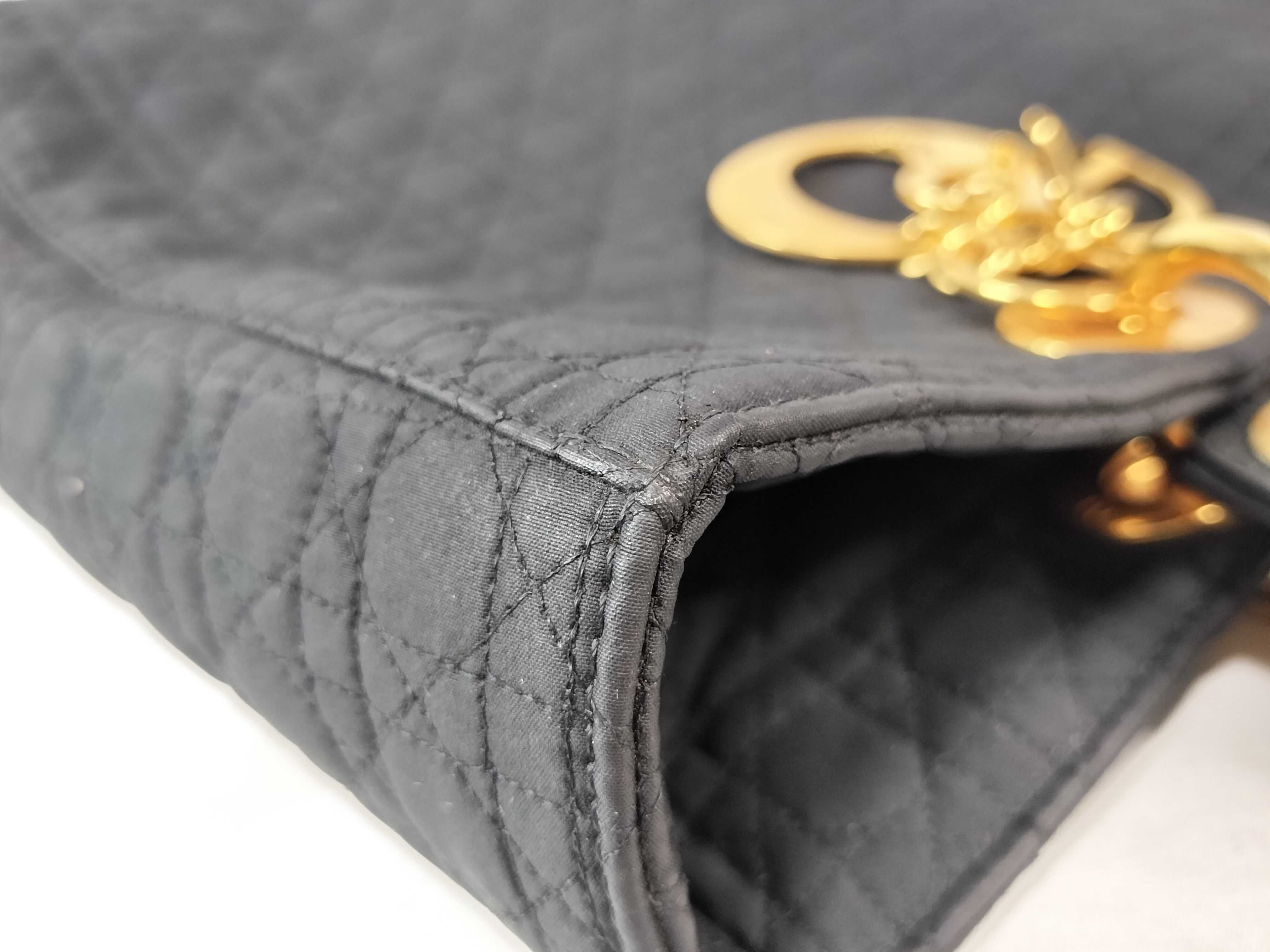 Lady Dior Lady Bag (Black) Handbag — view 15