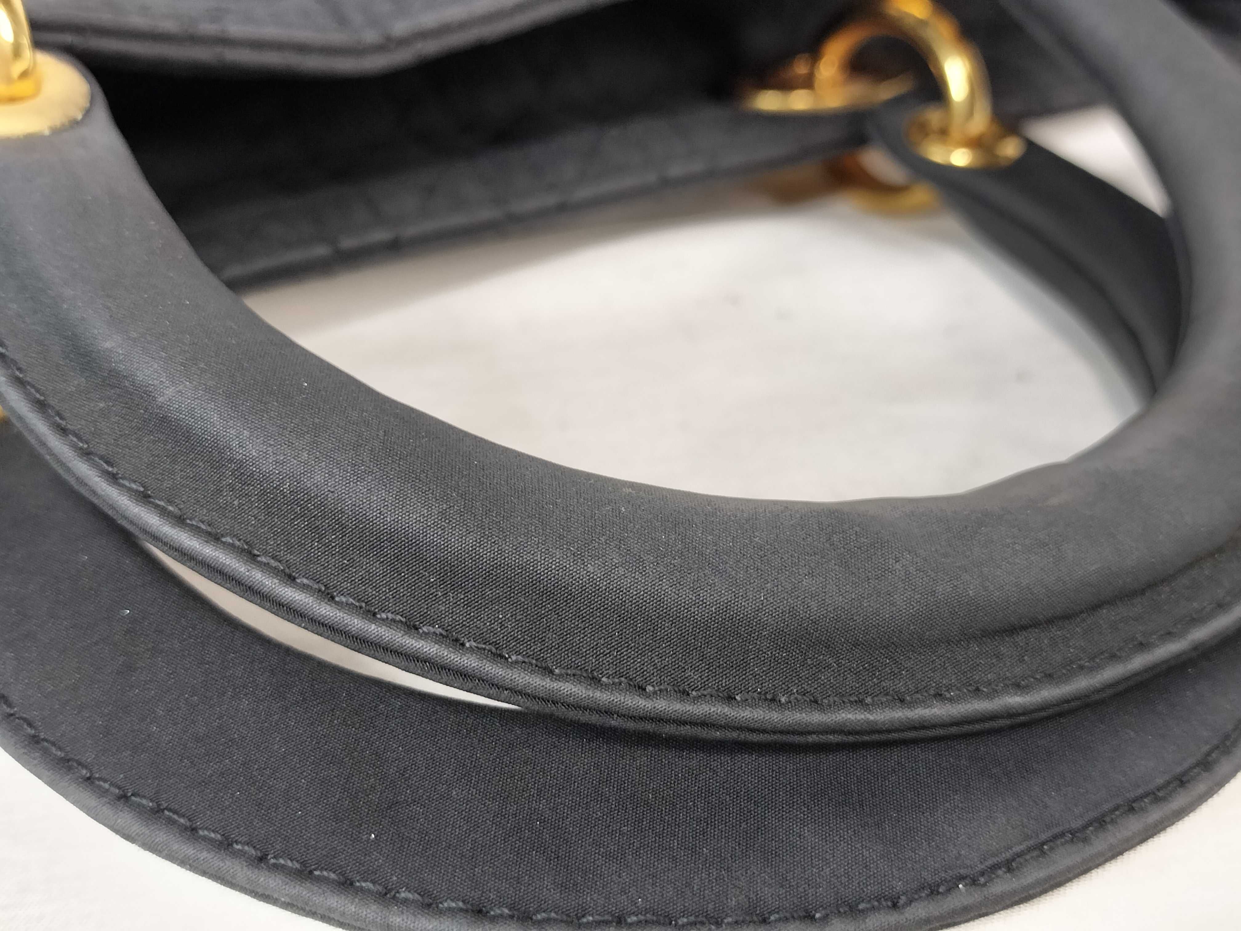 Lady Dior Lady Bag (Black) Handbag — view 4