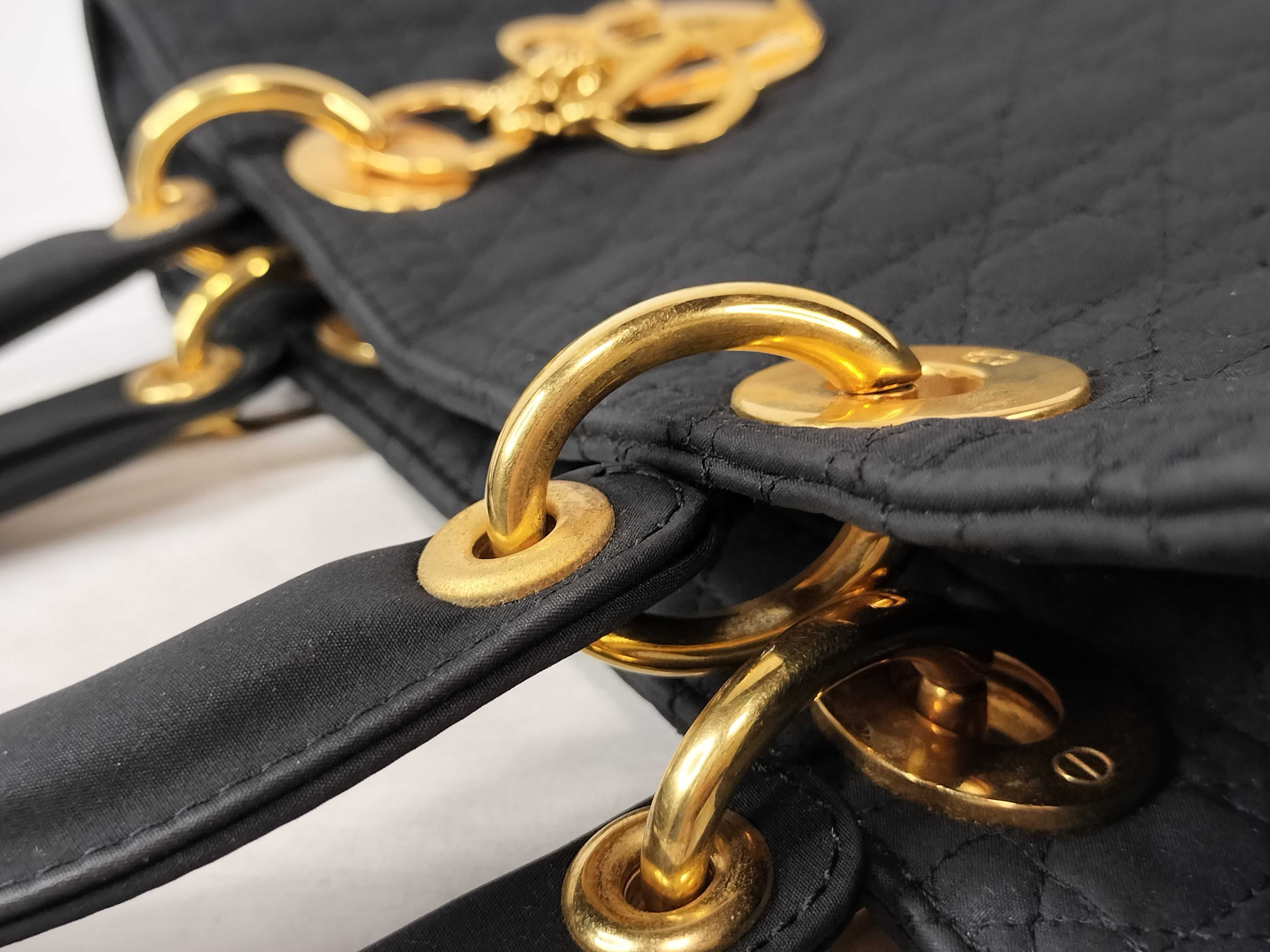 Lady Dior Lady Bag (Black) Handbag — view 5