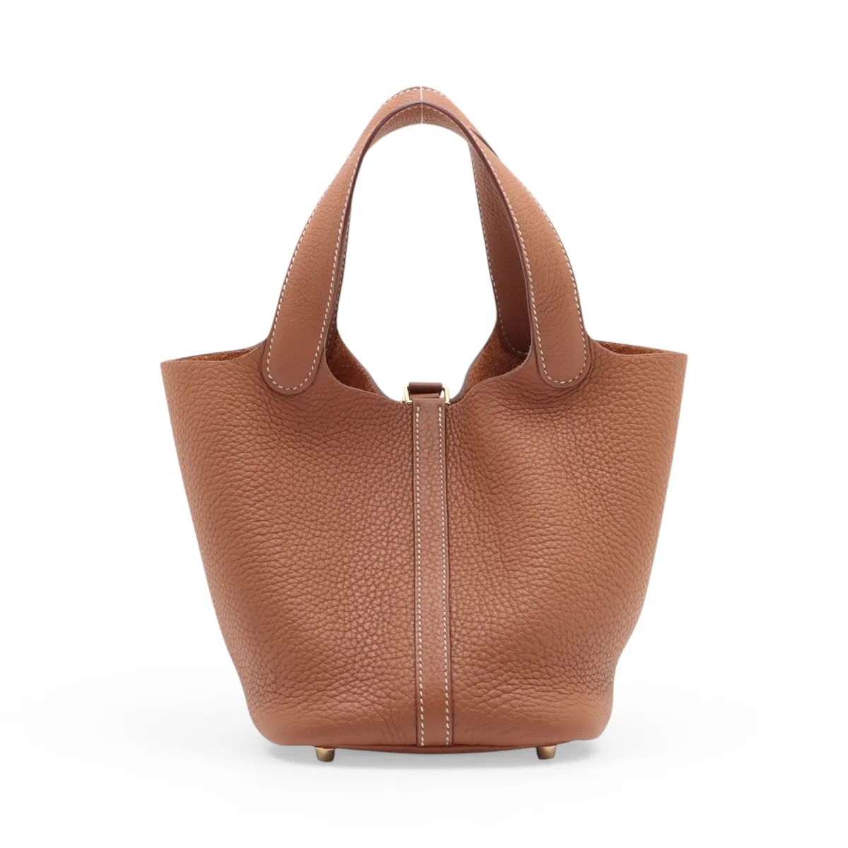 Picotin Lock 18 PM, Taurillon Clemence leather, gold, gold hardware, Year: 2020 — view 2