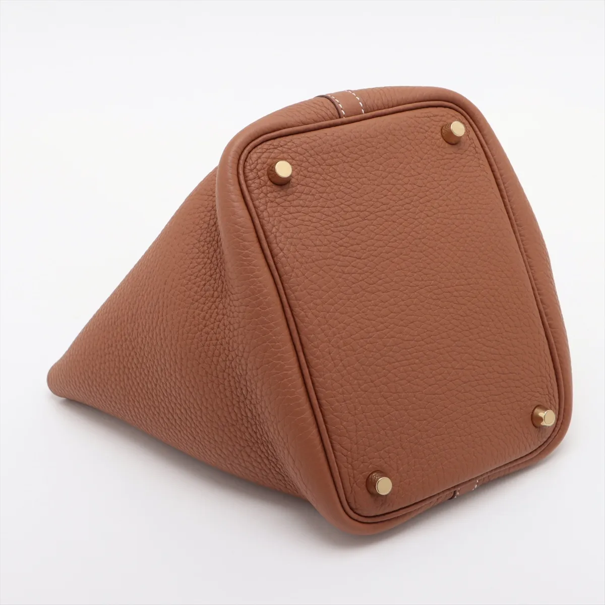 Picotin Lock 18 PM, Taurillon Clemence leather, gold, gold hardware, Year: 2020 — view 4