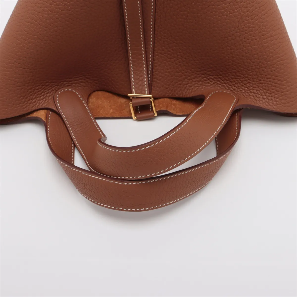 Picotin Lock 18 PM, Taurillon Clemence leather, gold, gold hardware, Year: 2020 — view 5