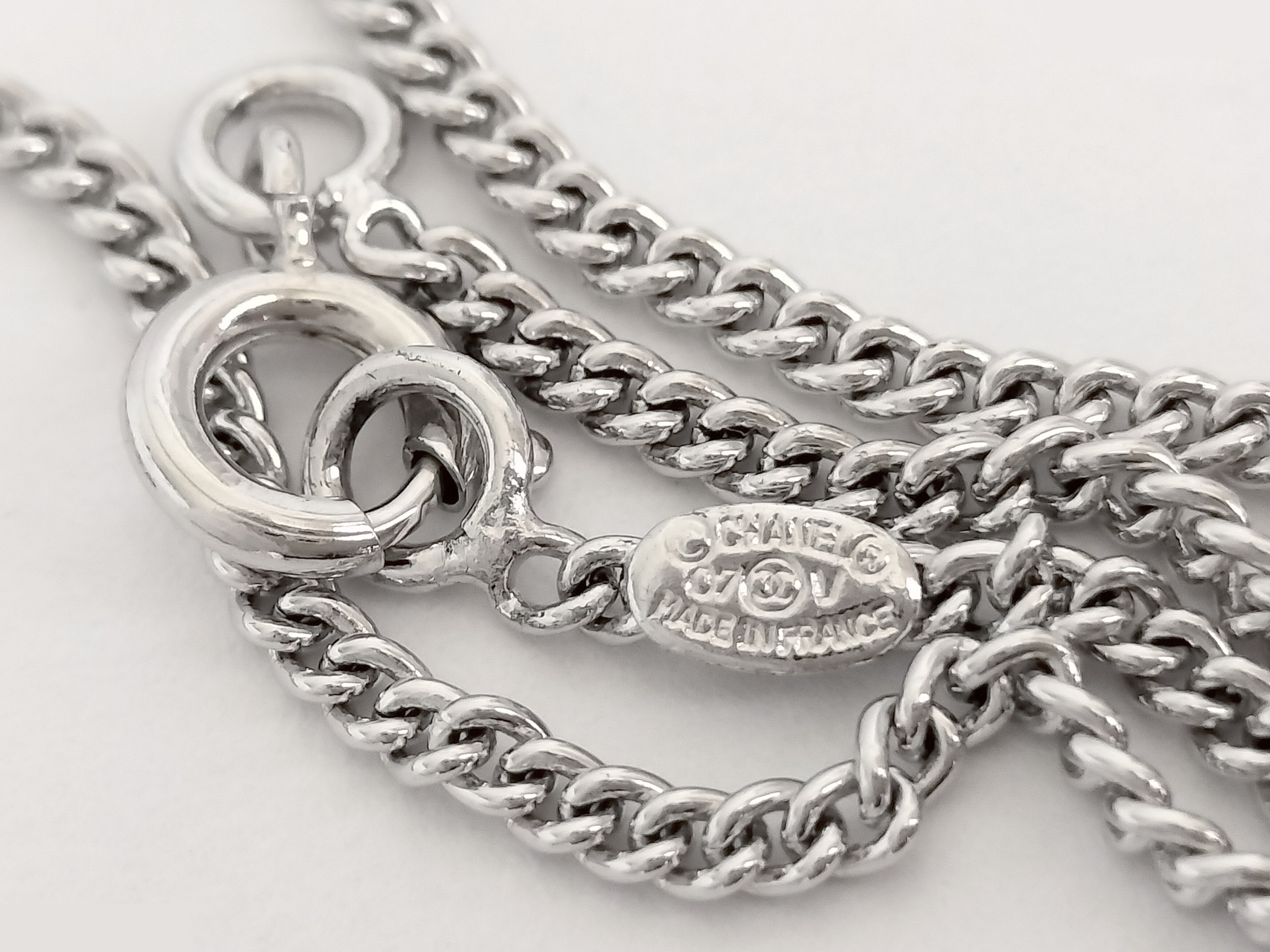 Coco Silver Necklace, 07V, Neck circumference approximately 47cm — view 3