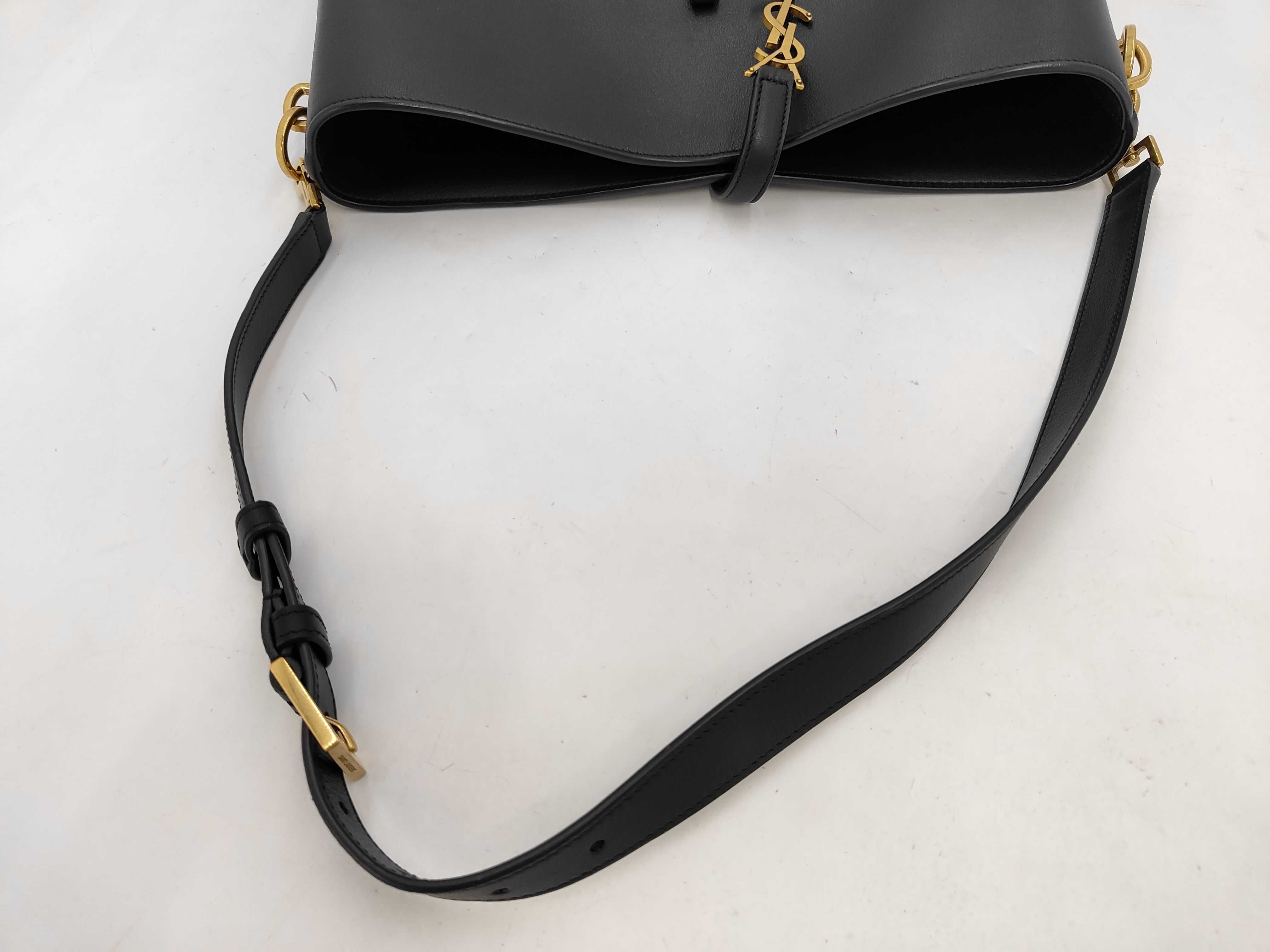 Shoulder Bag LE 37 Long Calfskin Black Gold Hardware 800594 Shoulder Bag — view 7