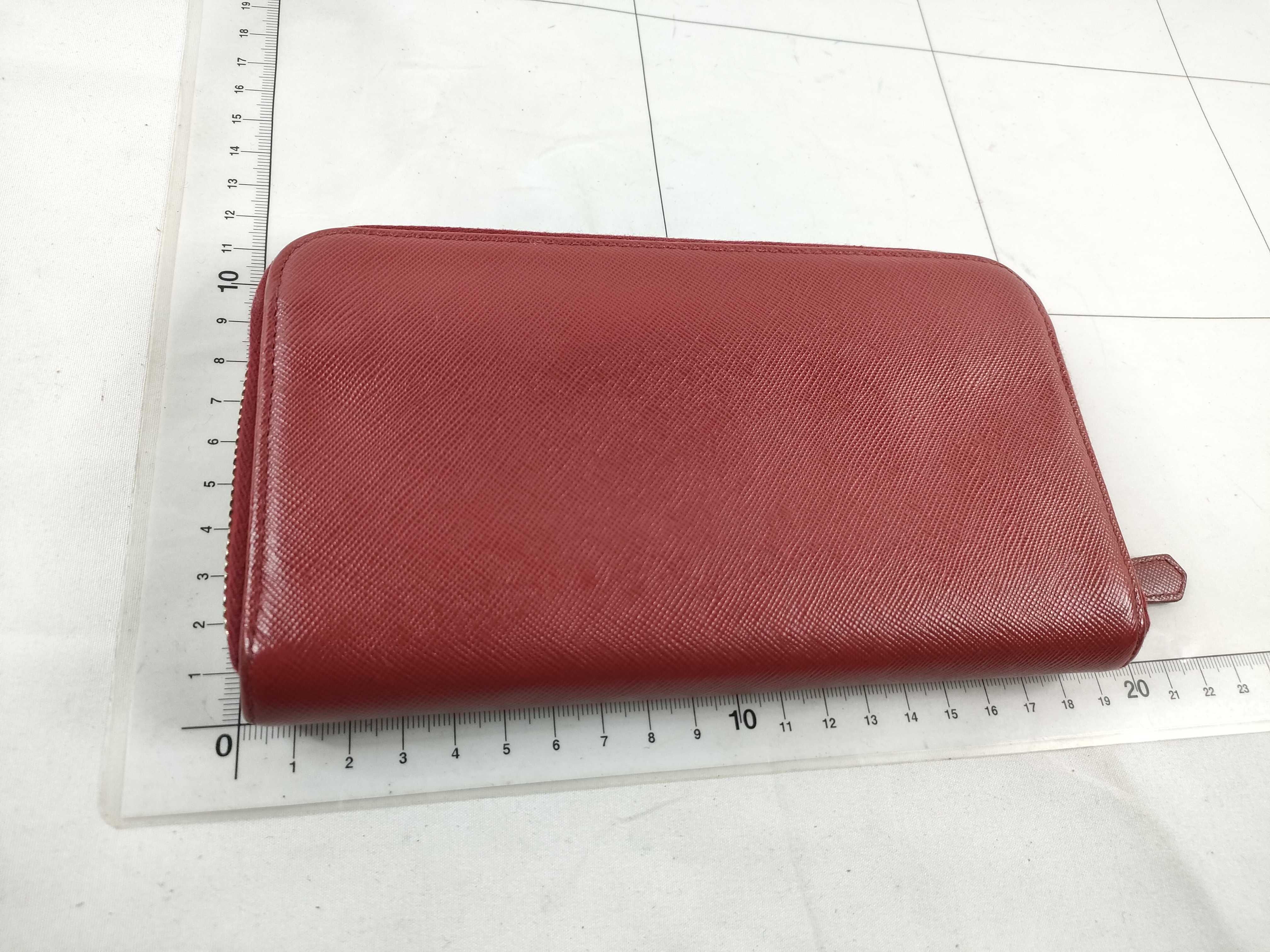 Saffiano Zippy Wallet Red Wallet — view 2