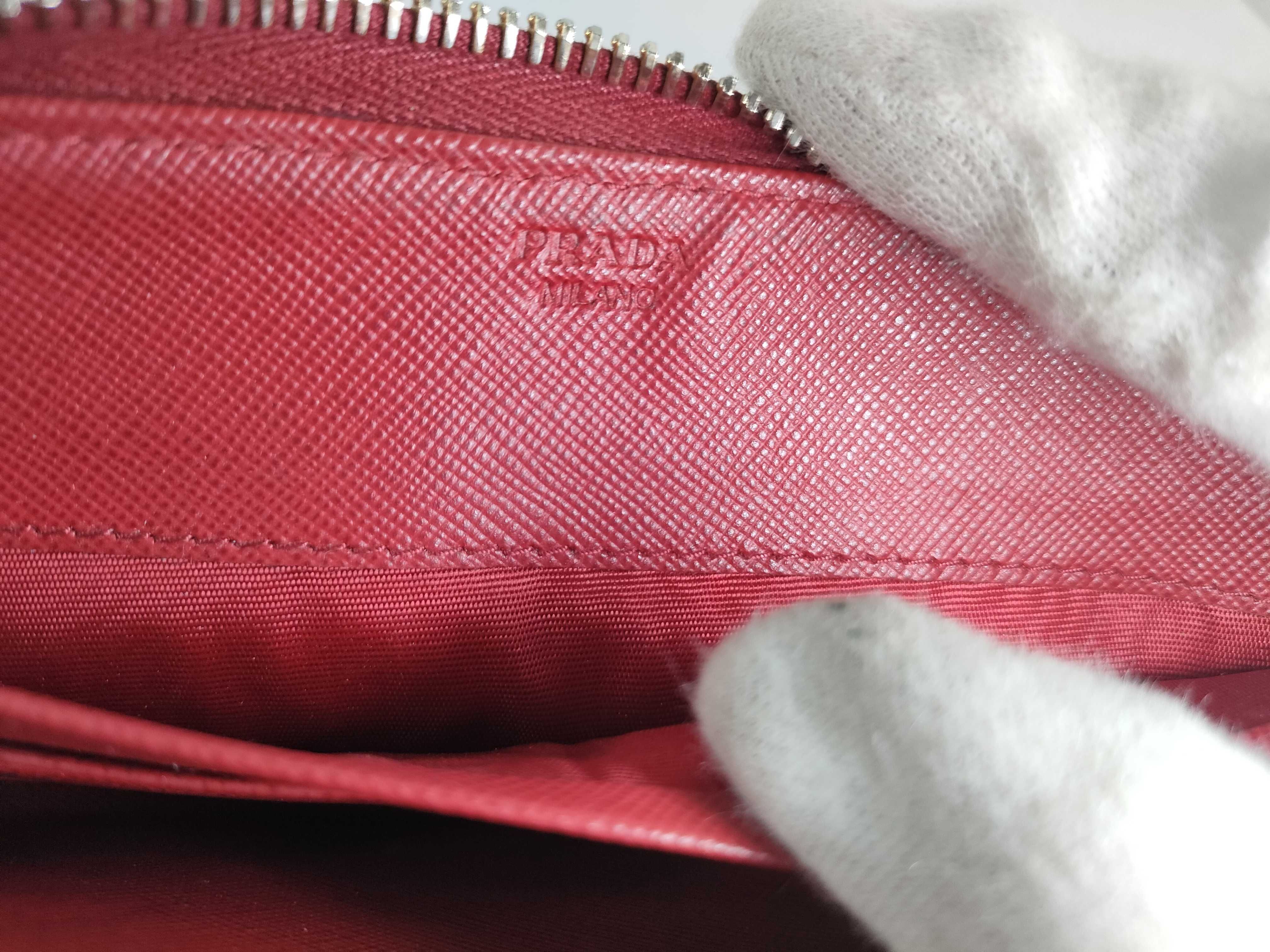 Saffiano Zippy Wallet Red Wallet — view 12