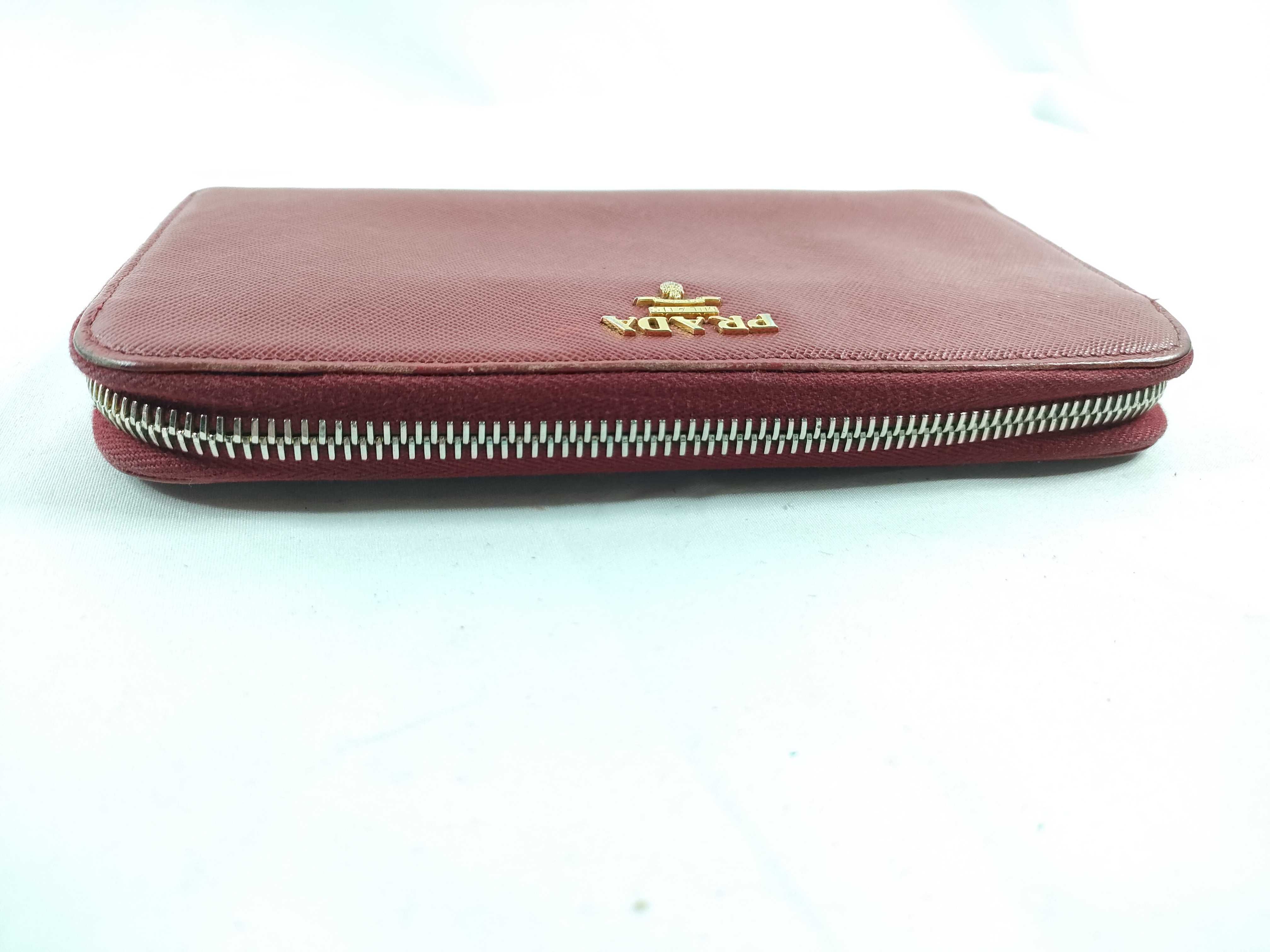 Saffiano Zippy Wallet Red Wallet — view 6