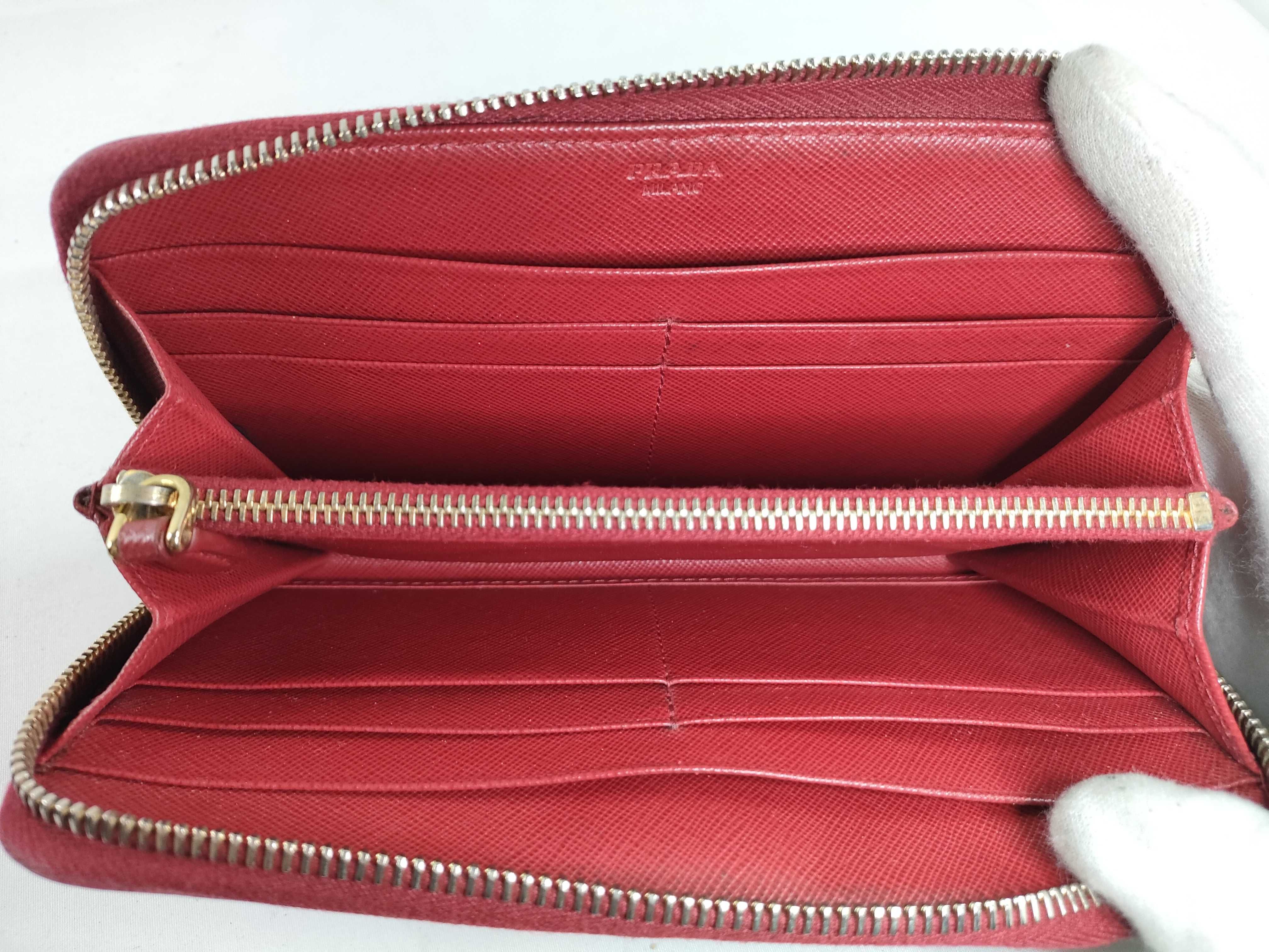 Saffiano Zippy Wallet Red Wallet — view 8
