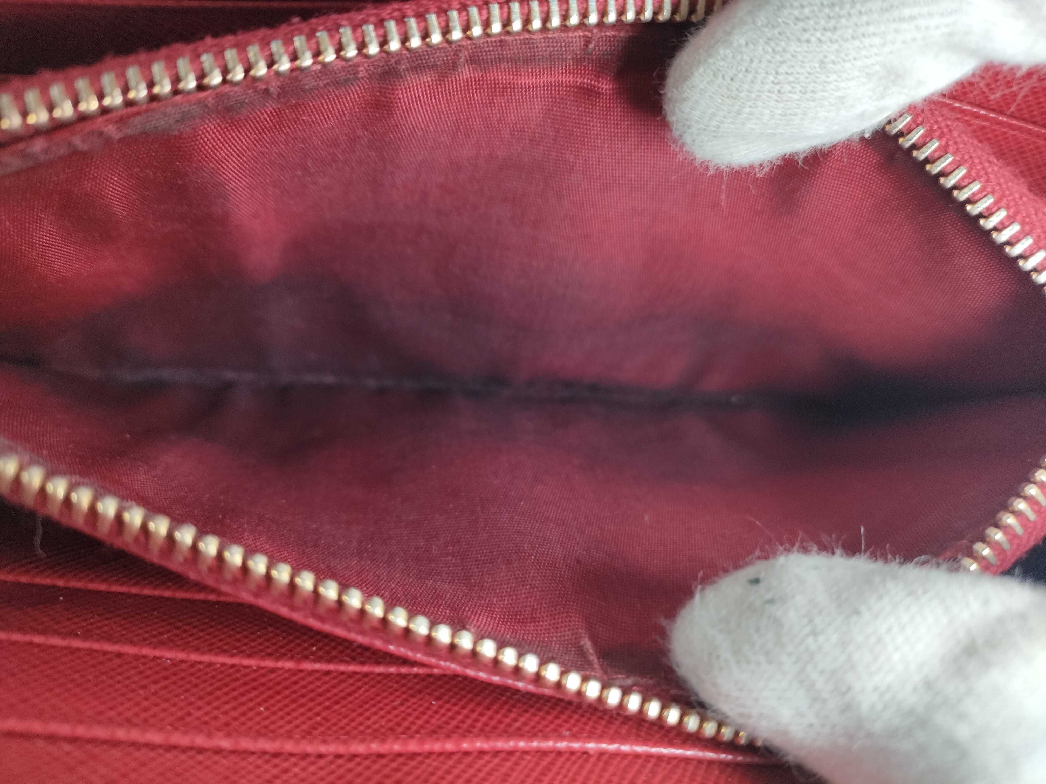 Saffiano Zippy Wallet Red Wallet — view 10