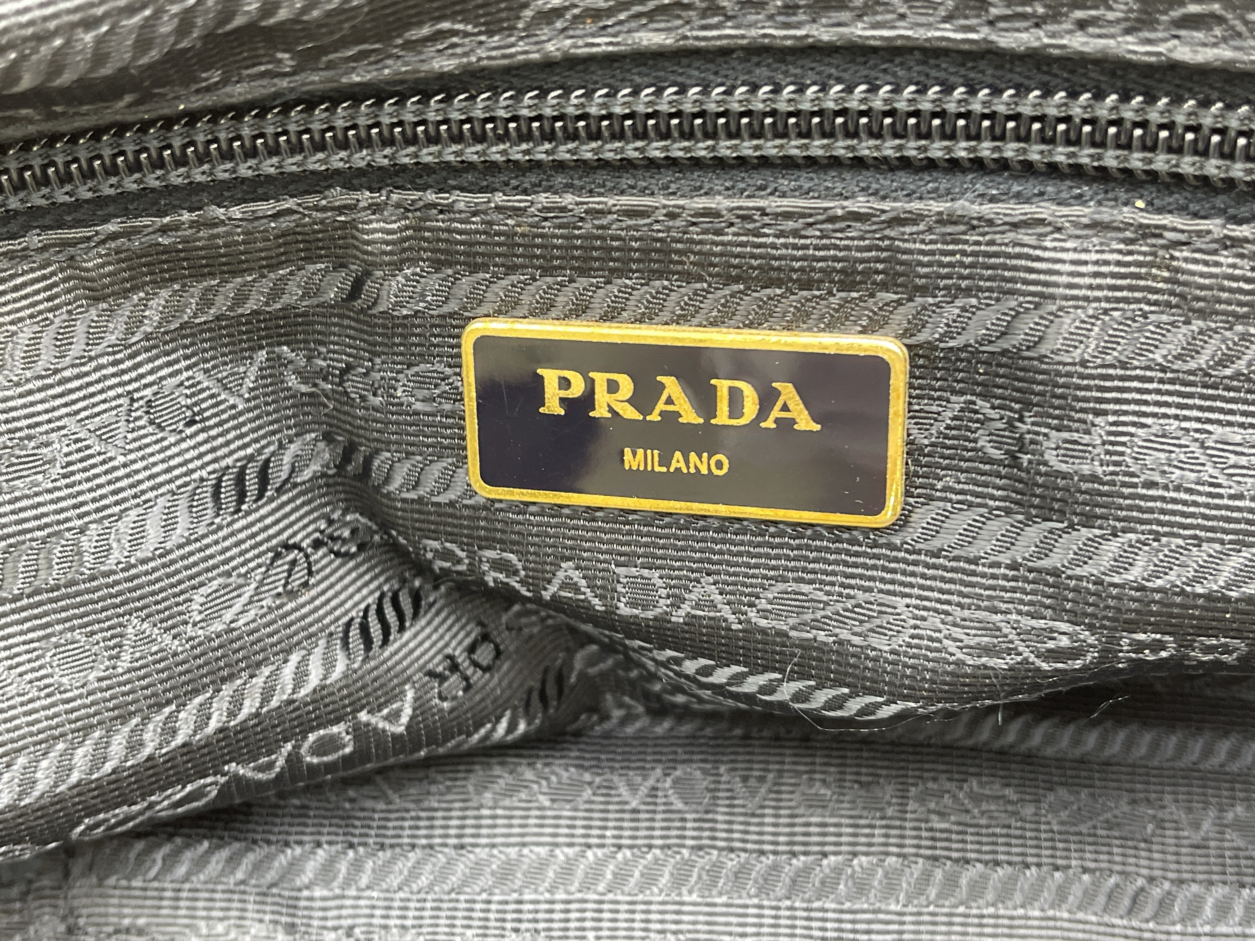 Nylon Striped Handbag 2WAY Shoulder Bag — view 10