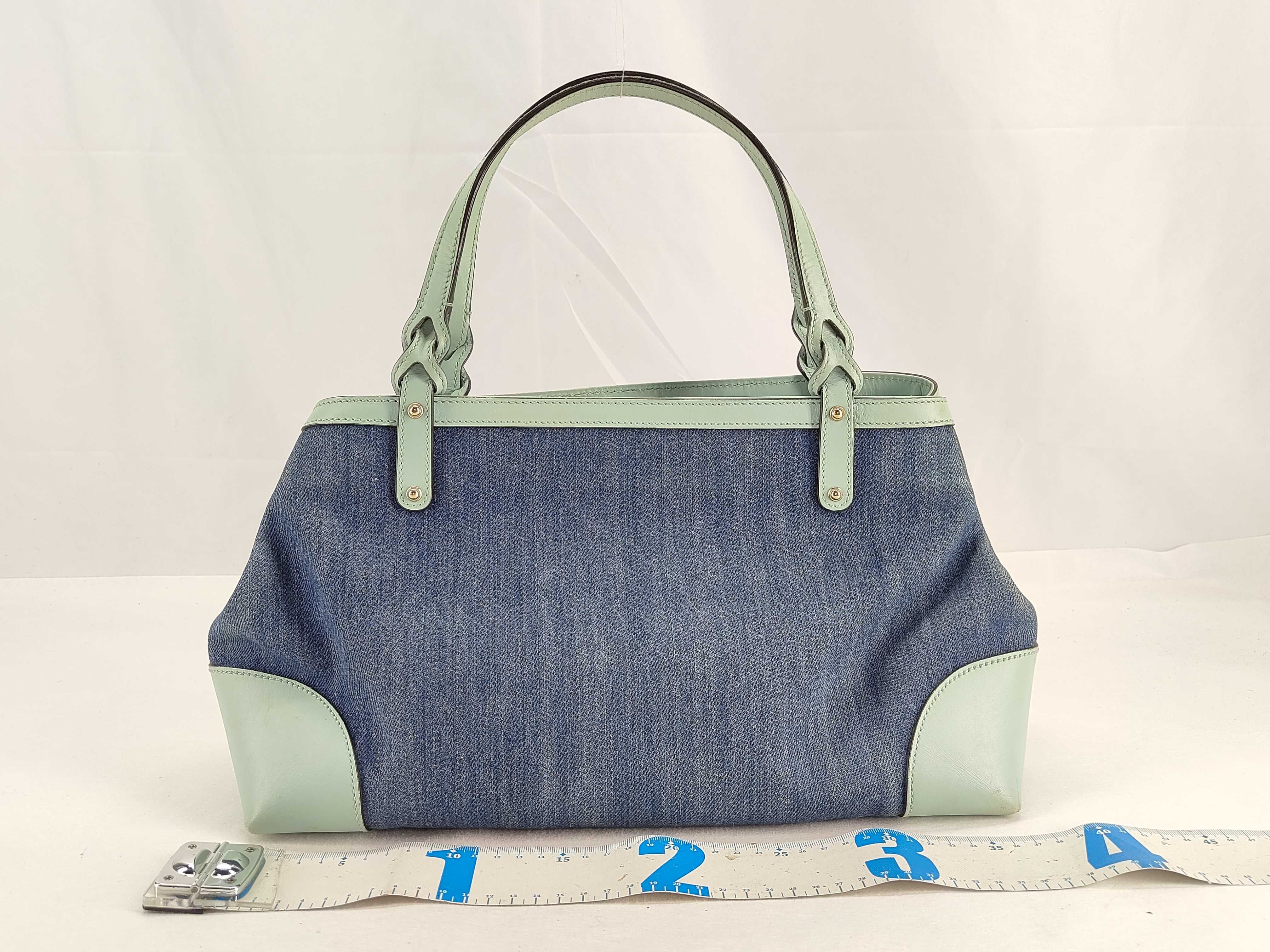 Craft Bag Denim Handbag Tote Bag Canvas Logo Y2K Vintage Tote Bag — view 2
