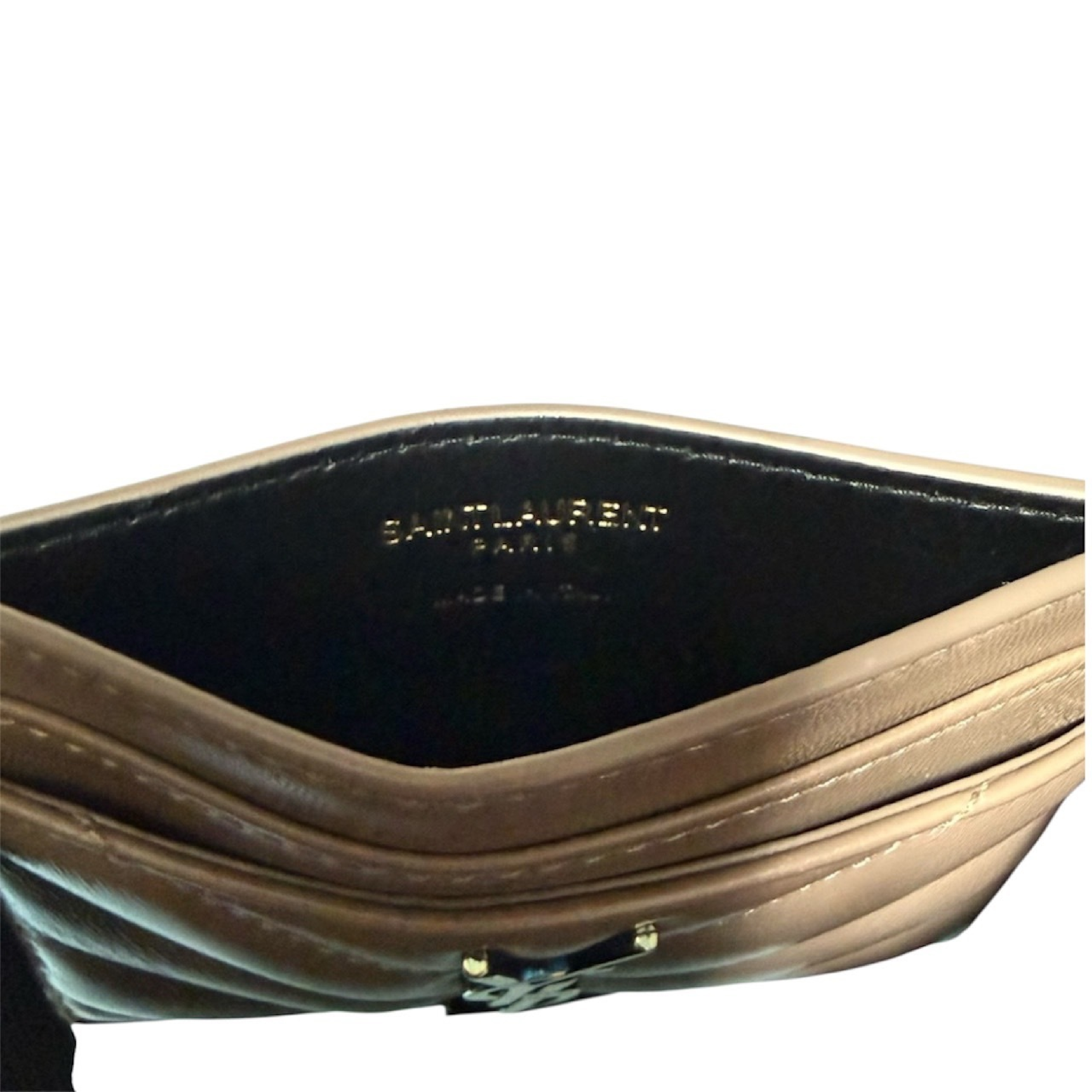 Cassandra Mocha Lambskin Card Case — view 5
