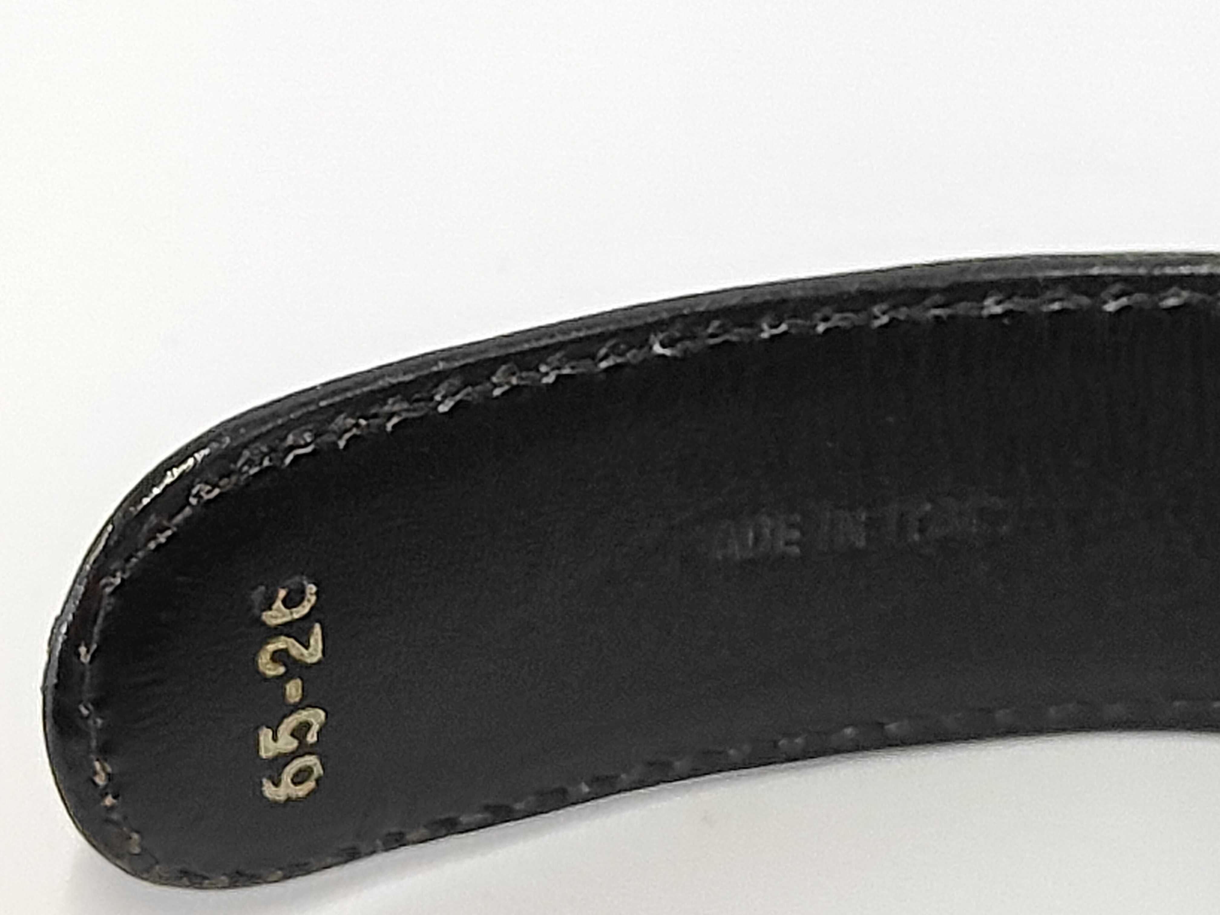 leather belt with carriage hardware, size . — view 5