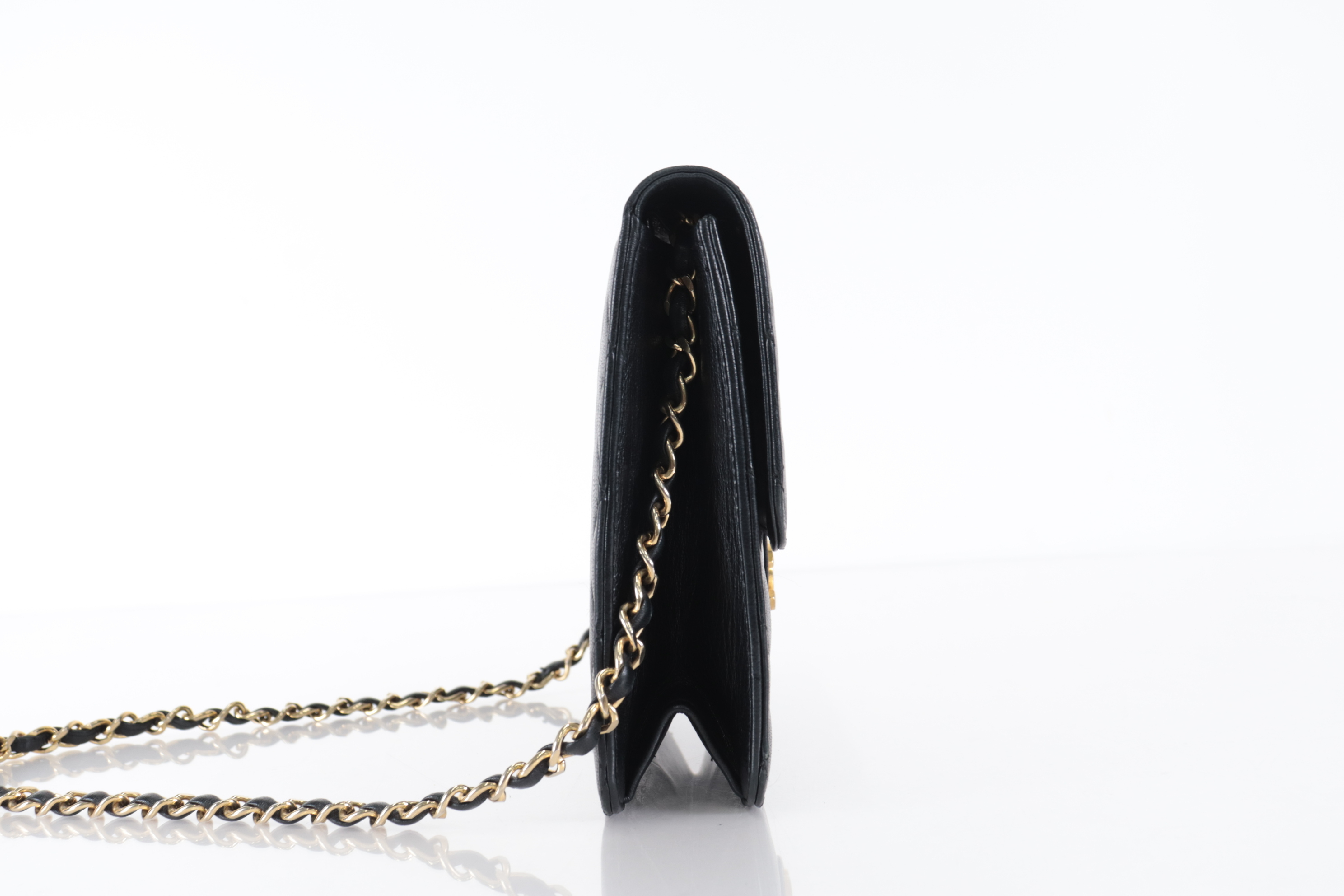 Matelassé Lambskin Push Chain Shoulder Bag (Series 7) — view 4