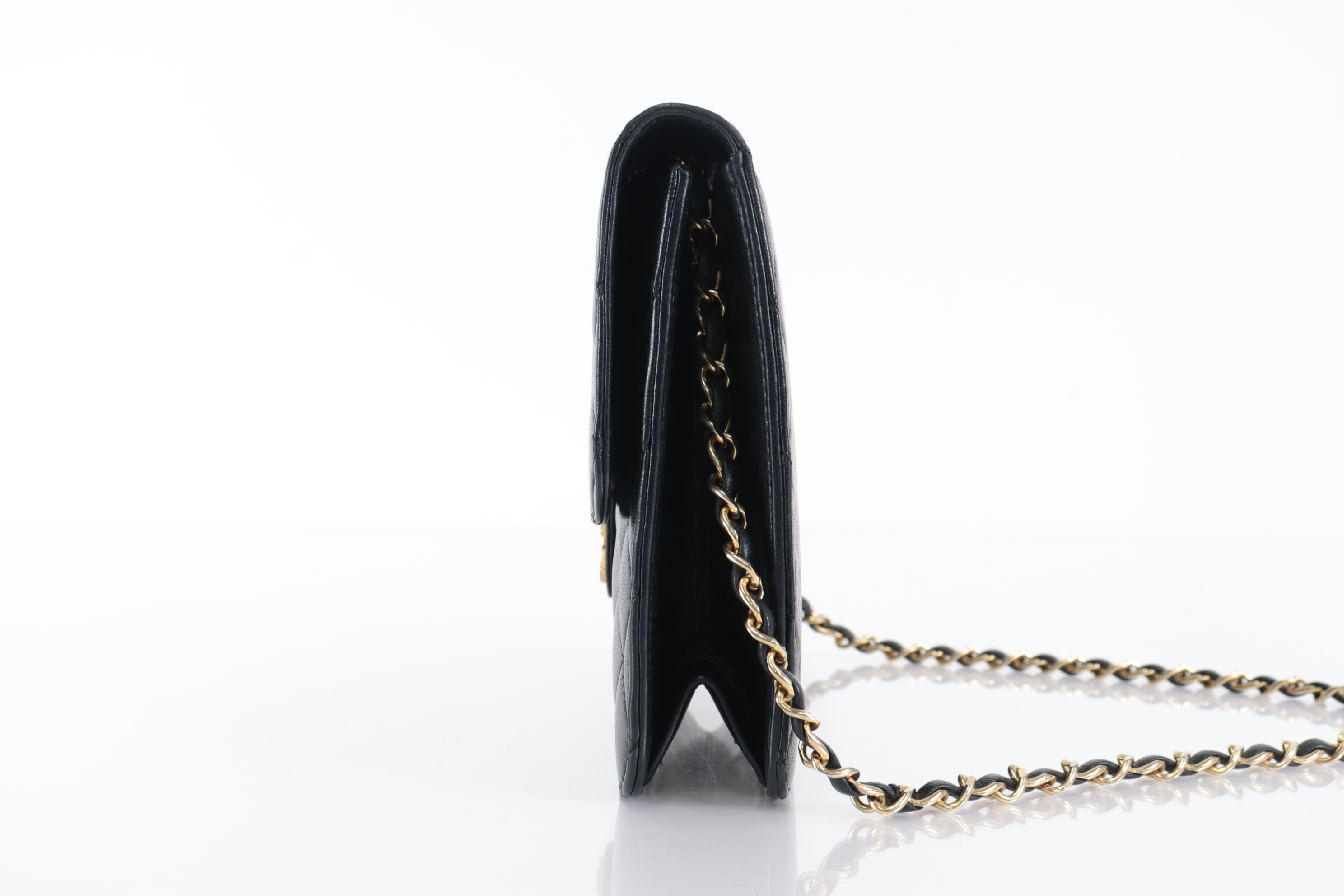 Matelassé Lambskin Push Chain Shoulder Bag (Series 7) — view 5