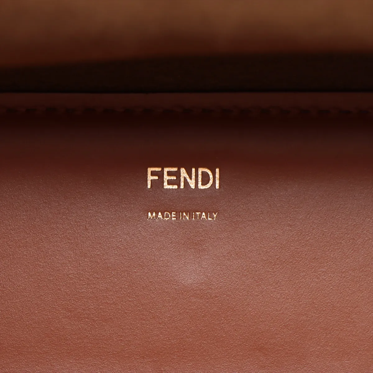 Sunshine Leather Tote Bag Brown 8BH372 — view 8
