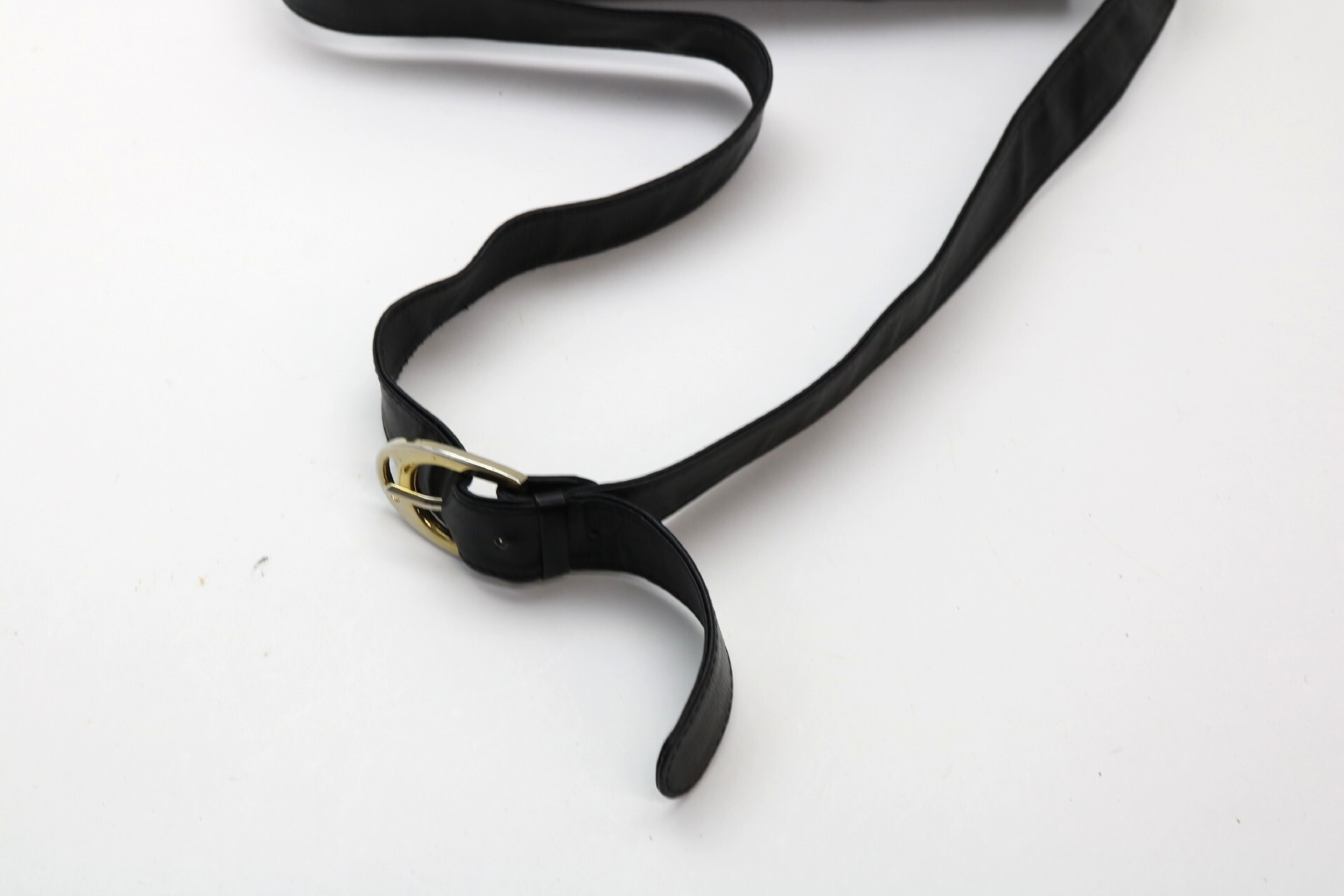 Leather Carriage Hardware Shoulder Bag — view 7