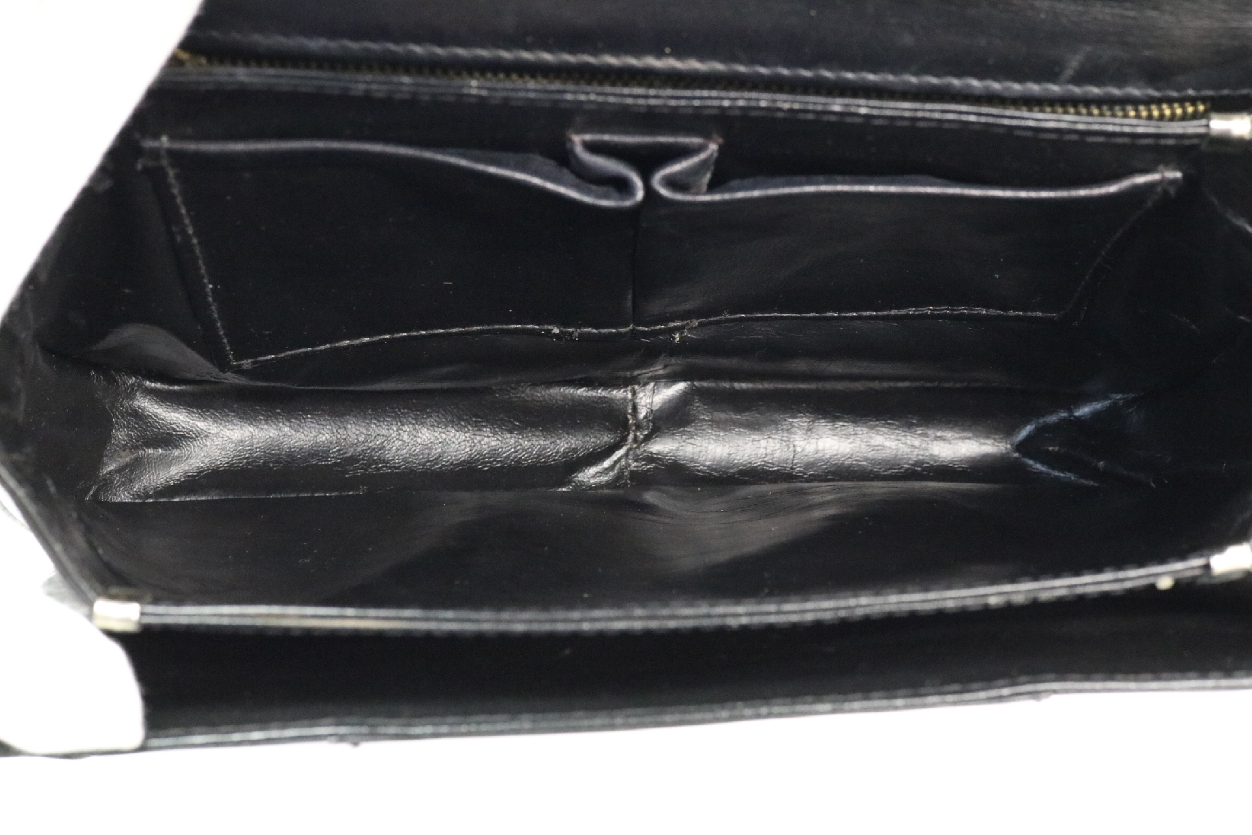 Leather Carriage Hardware Shoulder Bag — view 9