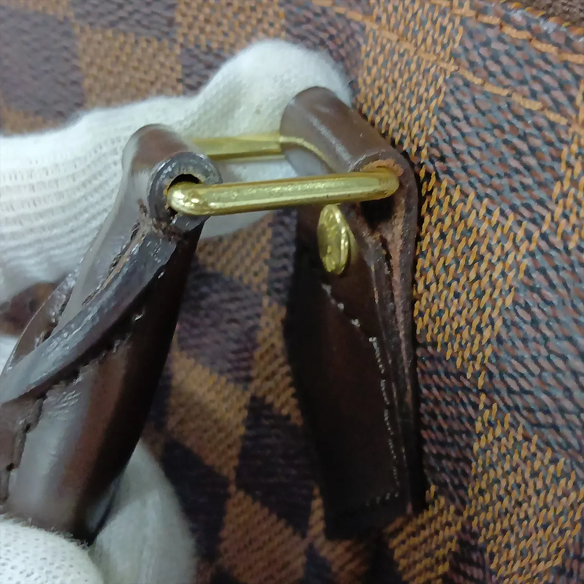 Damier Speedy Bandoulière 25 N41368 DU2112 Brown — view 12