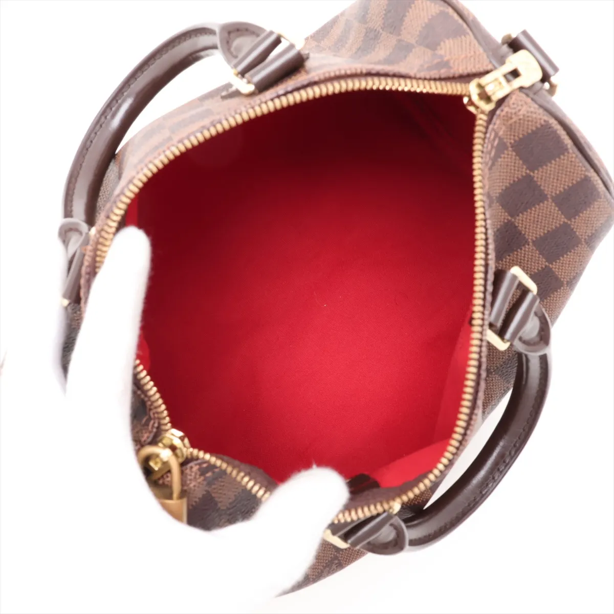 Damier Speedy Bandoulière 25 N41368 DU2112 Brown — view 8