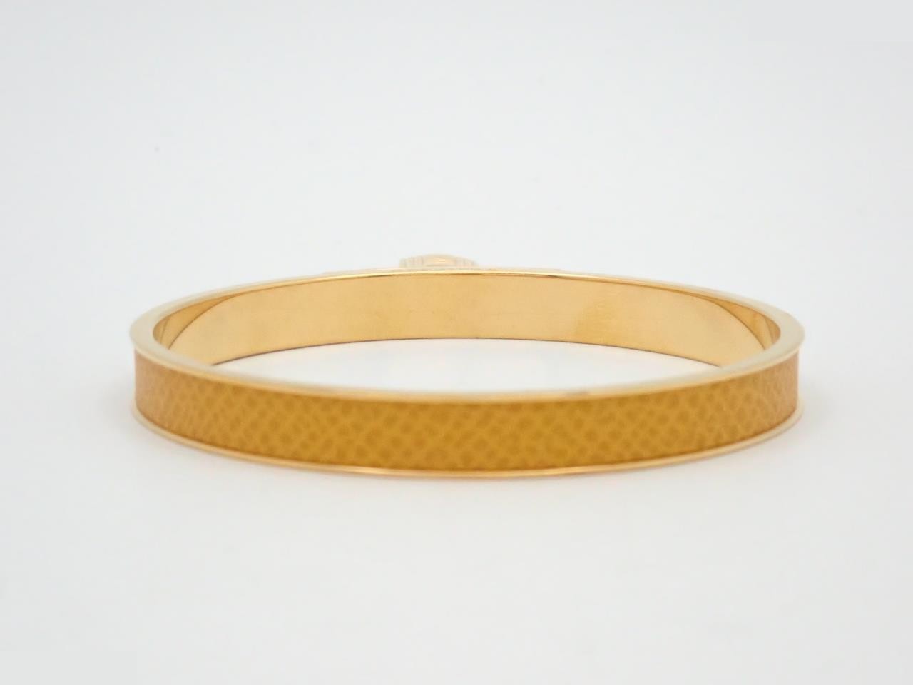 Kelly Cadena Lizard Bangle, Yellow x Gold, Wrist Circumference Approx. 20cm — view 2