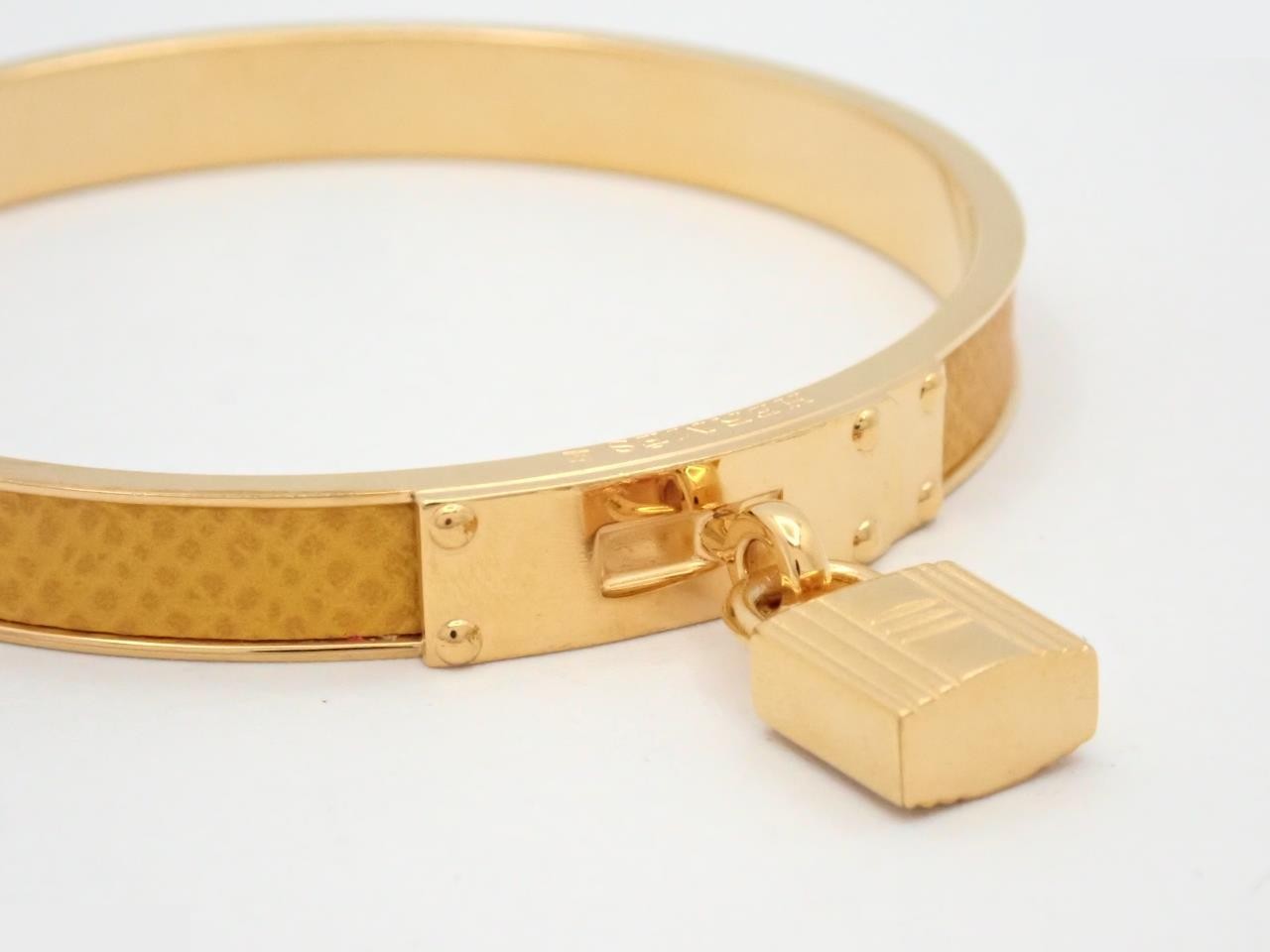 Kelly Cadena Lizard Bangle, Yellow x Gold, Wrist Circumference Approx. 20cm — view 3