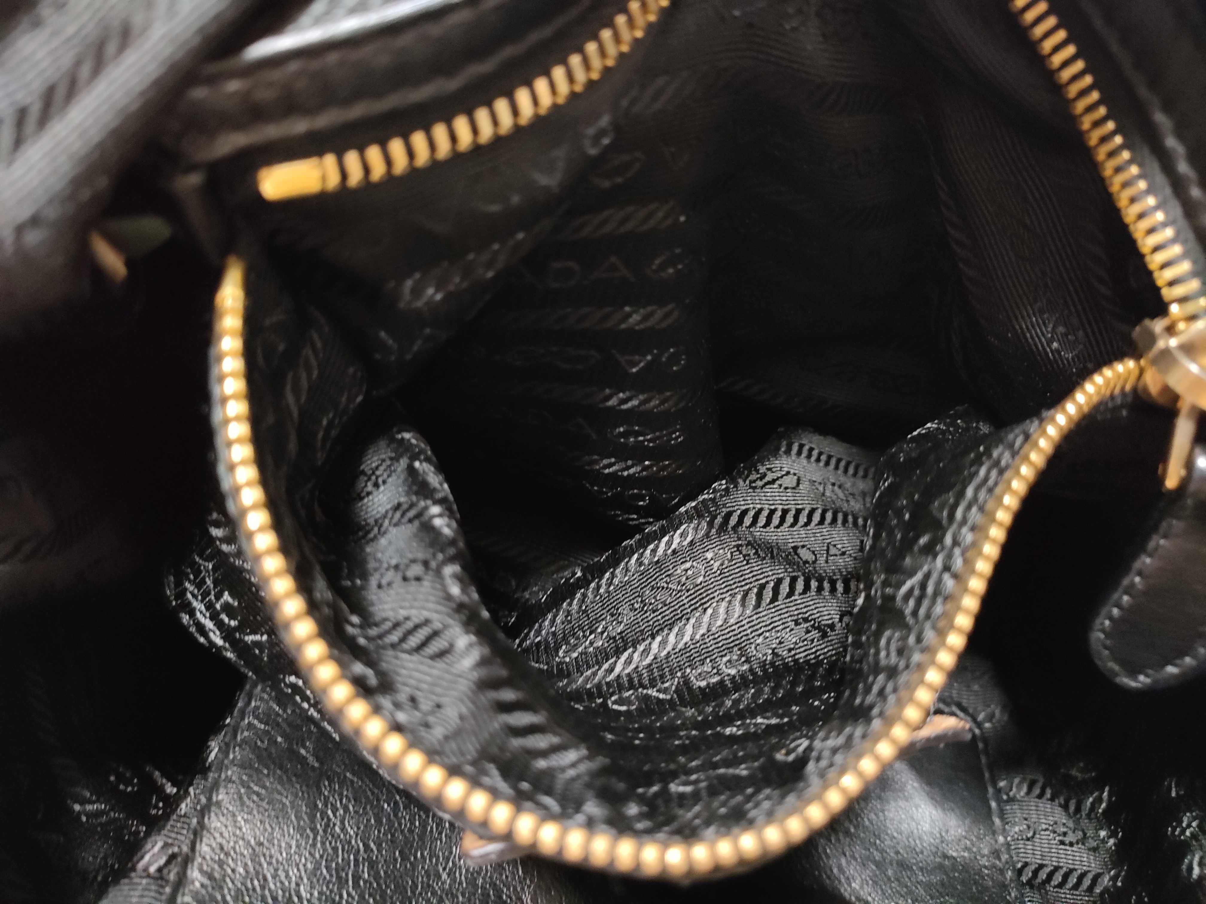 Nylon Prada Tessuto 2-Way Handbag Black BR4261 Handbag — view 11