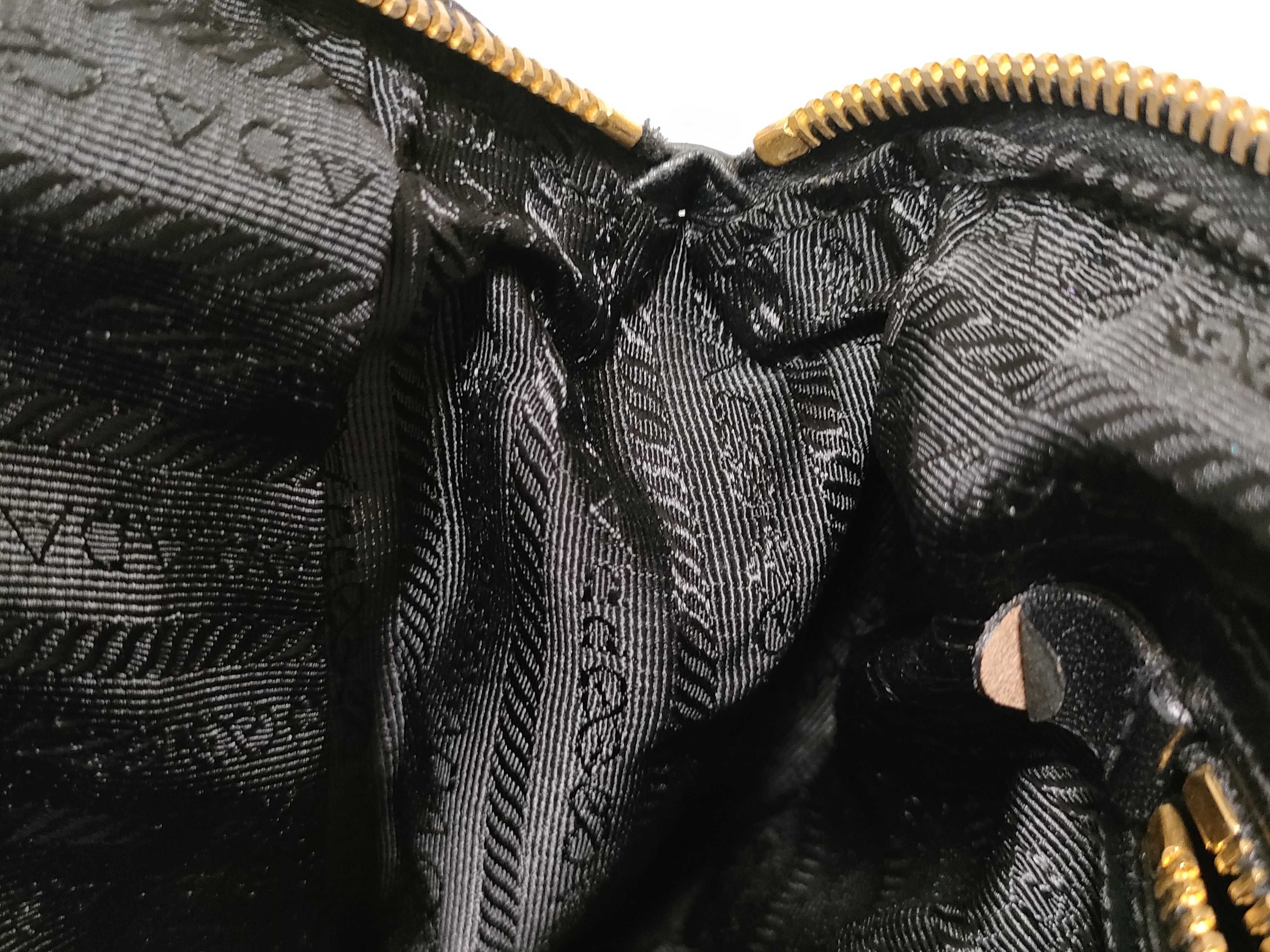 Nylon Prada Tessuto 2-Way Handbag Black BR4261 Handbag — view 9