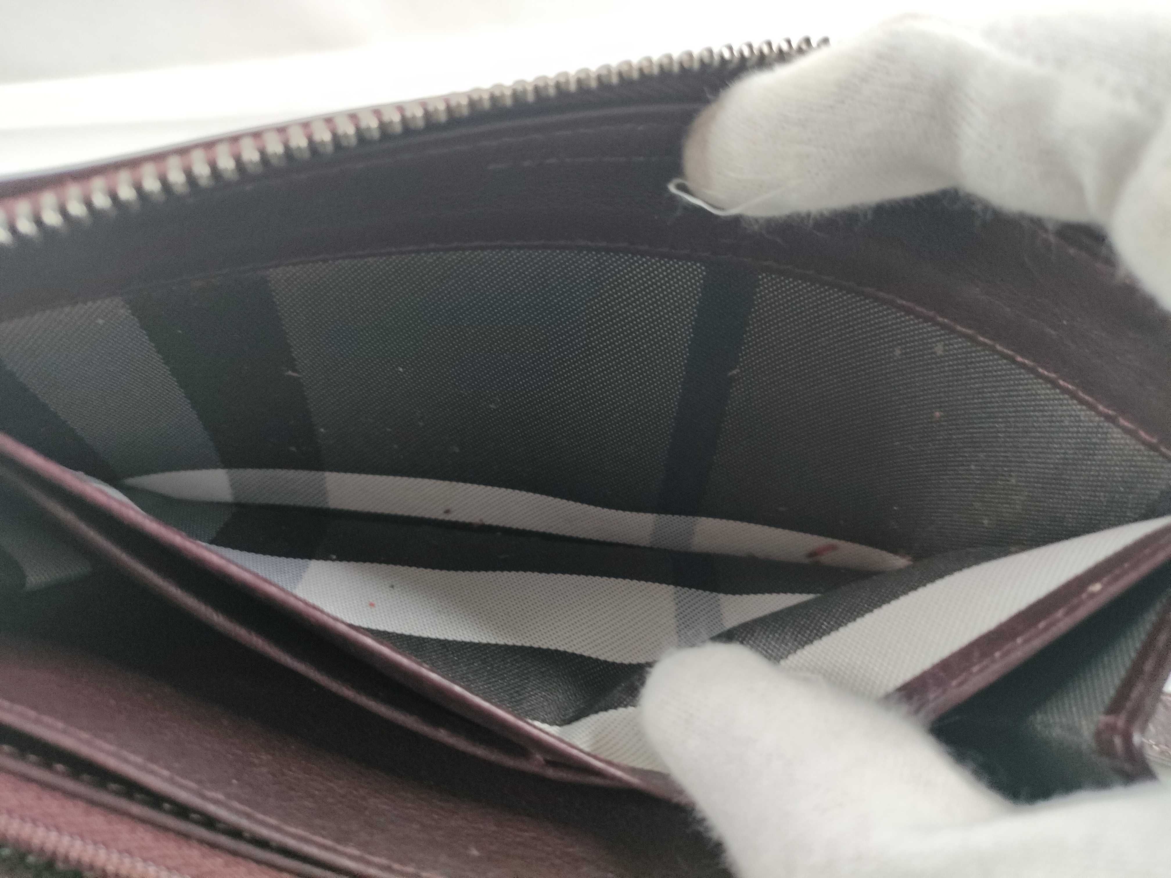 patent leather round zipper long wallet — view 11