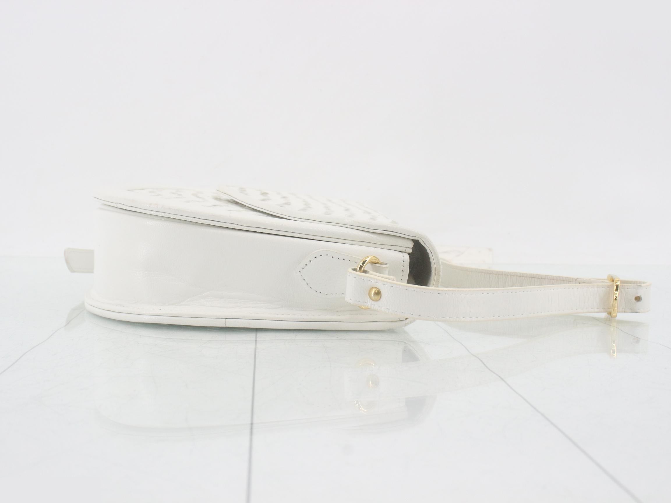 Other lines: Bags/Shoulder bags, Woven leather, White — view 3