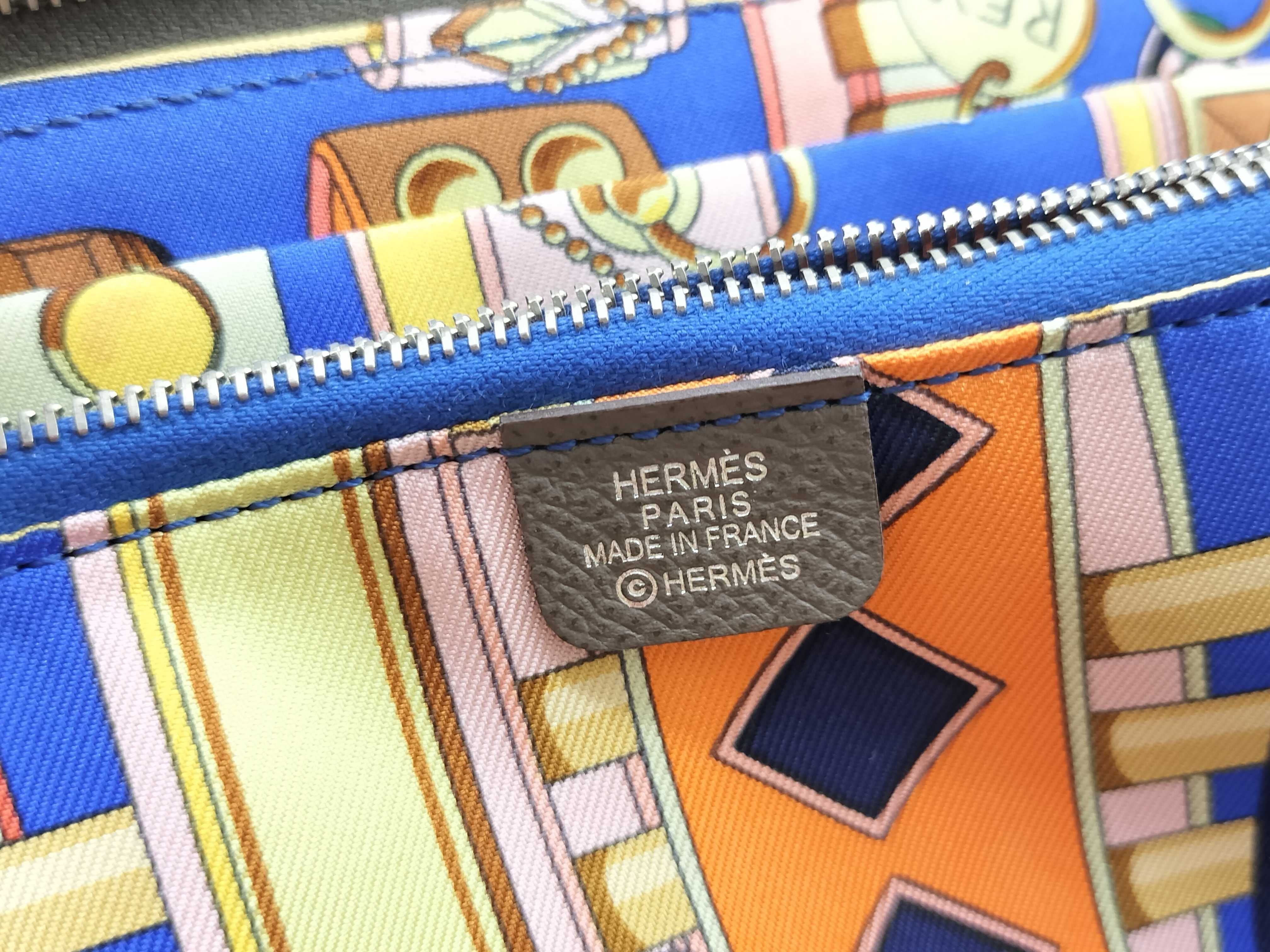 Azap Long Silk In Long Wallet Etoupe Hermes Wallet — view 13