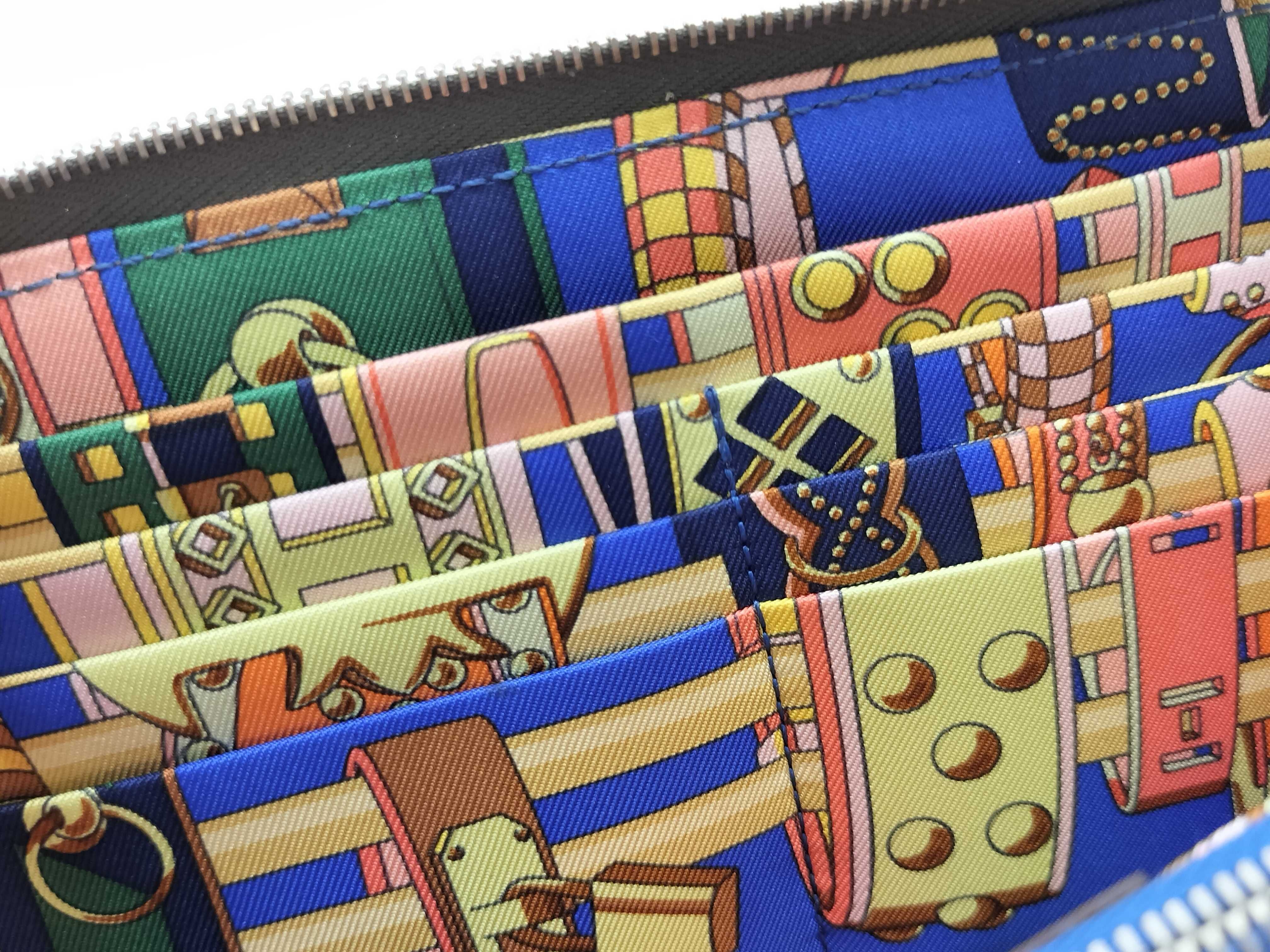 Azap Long Silk In Long Wallet Etoupe Hermes Wallet — view 10