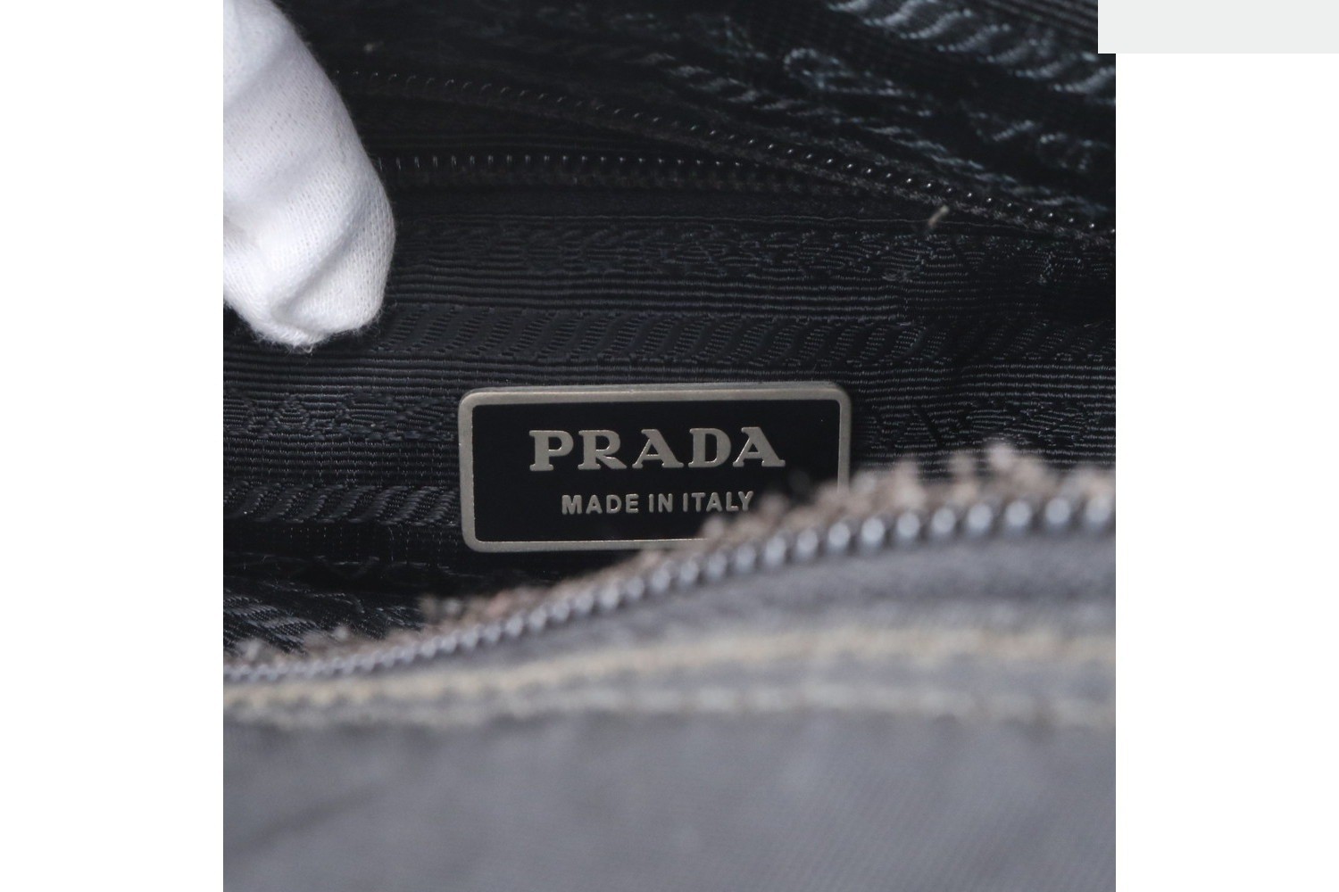 Tesuto Nylon Triangle Logo Leather — view 8