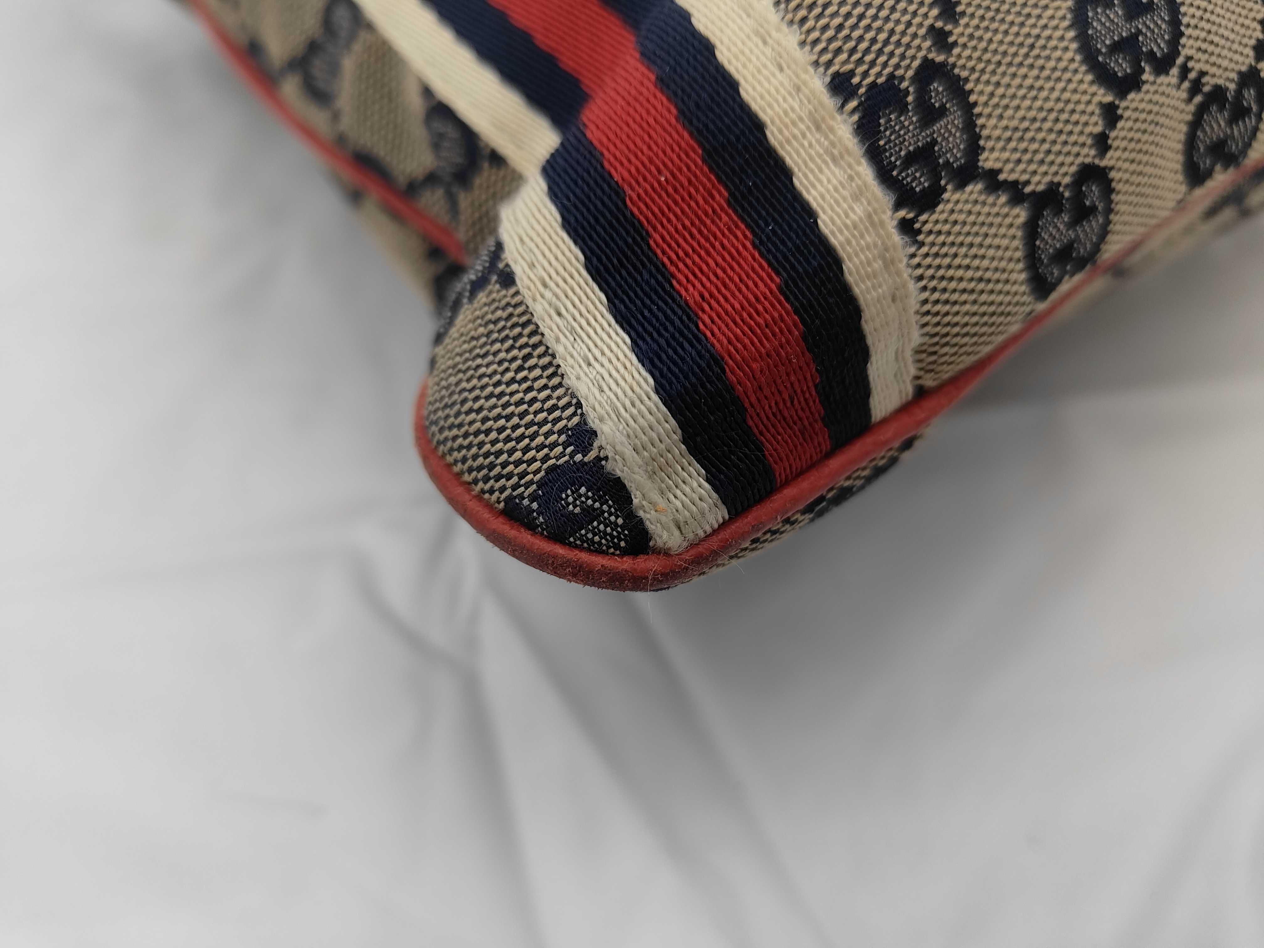 144388GG Canvas Sherry Line Shoulder Bag — view 6