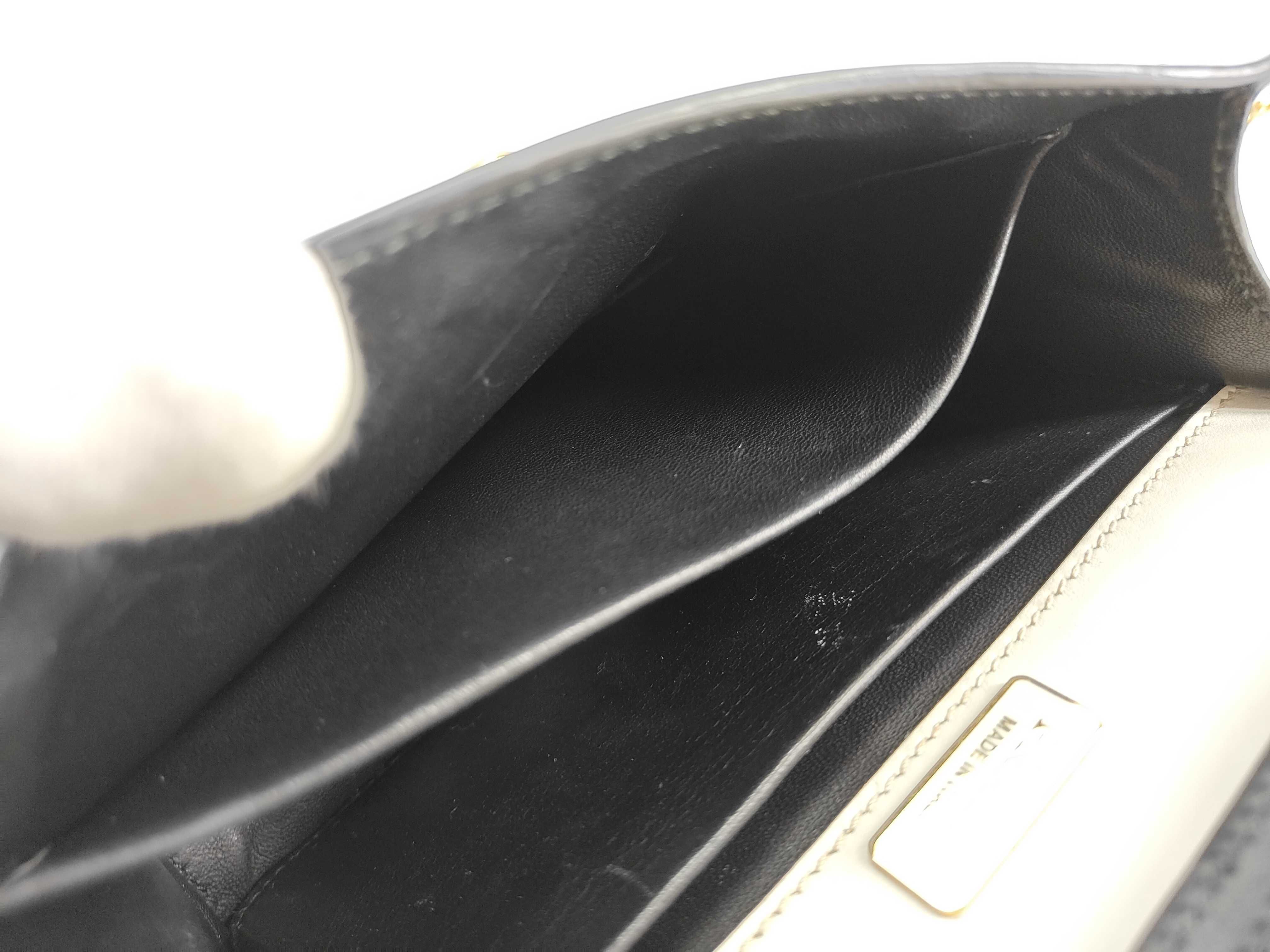 ID- Cahier Cowskin Shoulder bag White x black Shoulder bag — view 12