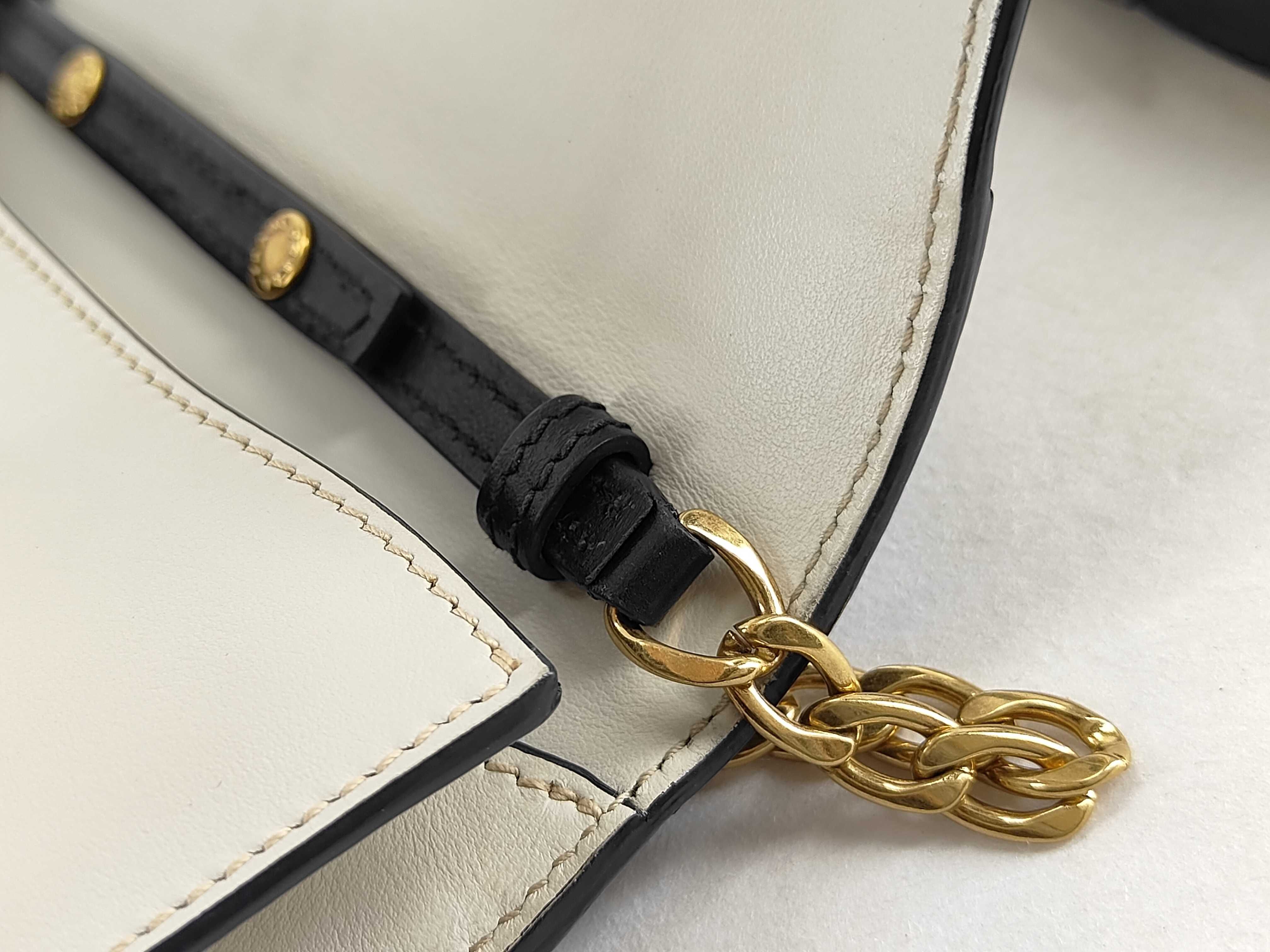 ID- Cahier Cowskin Shoulder bag White x black Shoulder bag — view 6