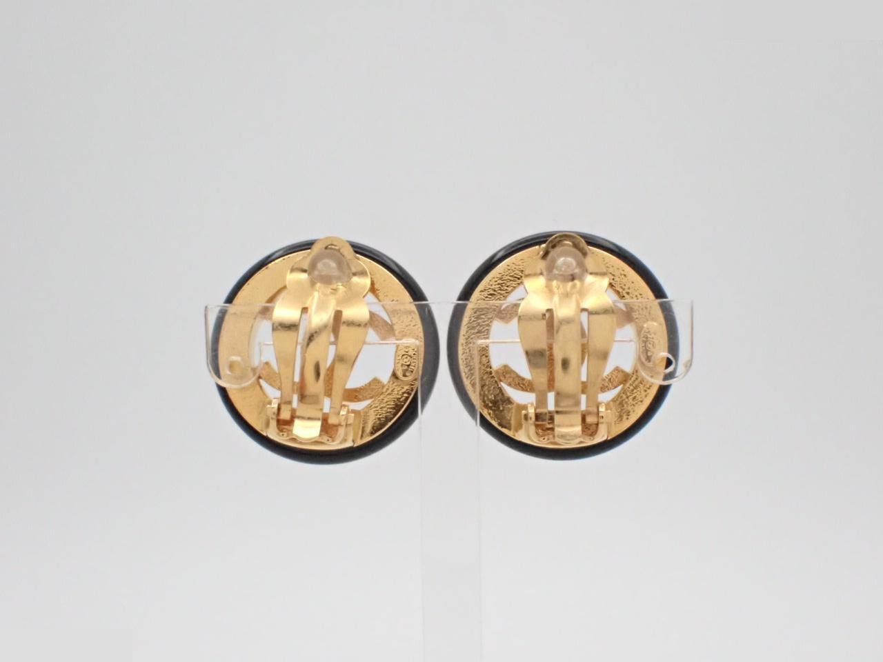 97A Circle Bicolor Earrings — view 2