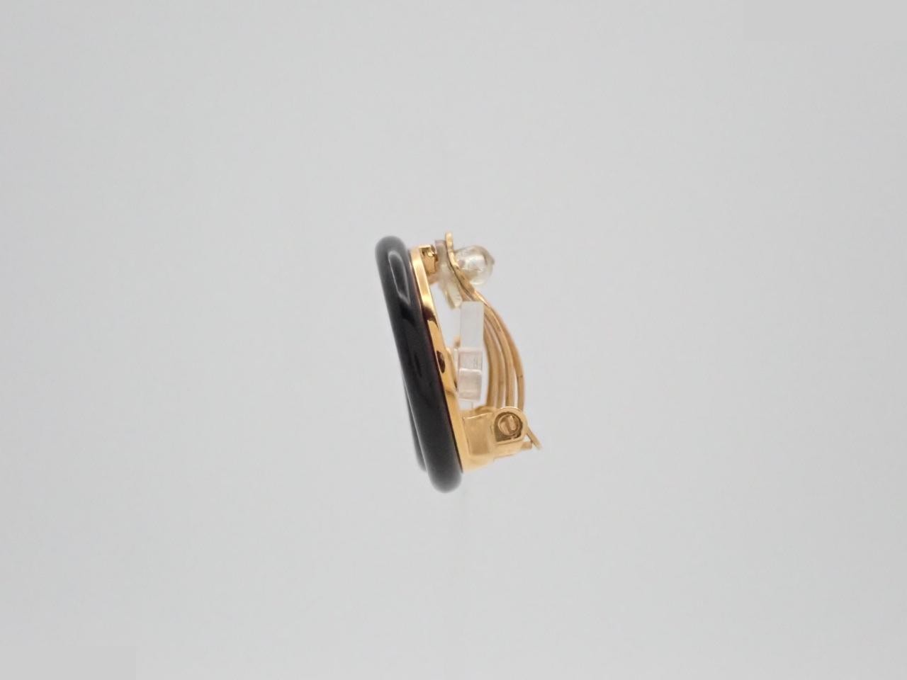 97A Circle Bicolor Earrings — view 3