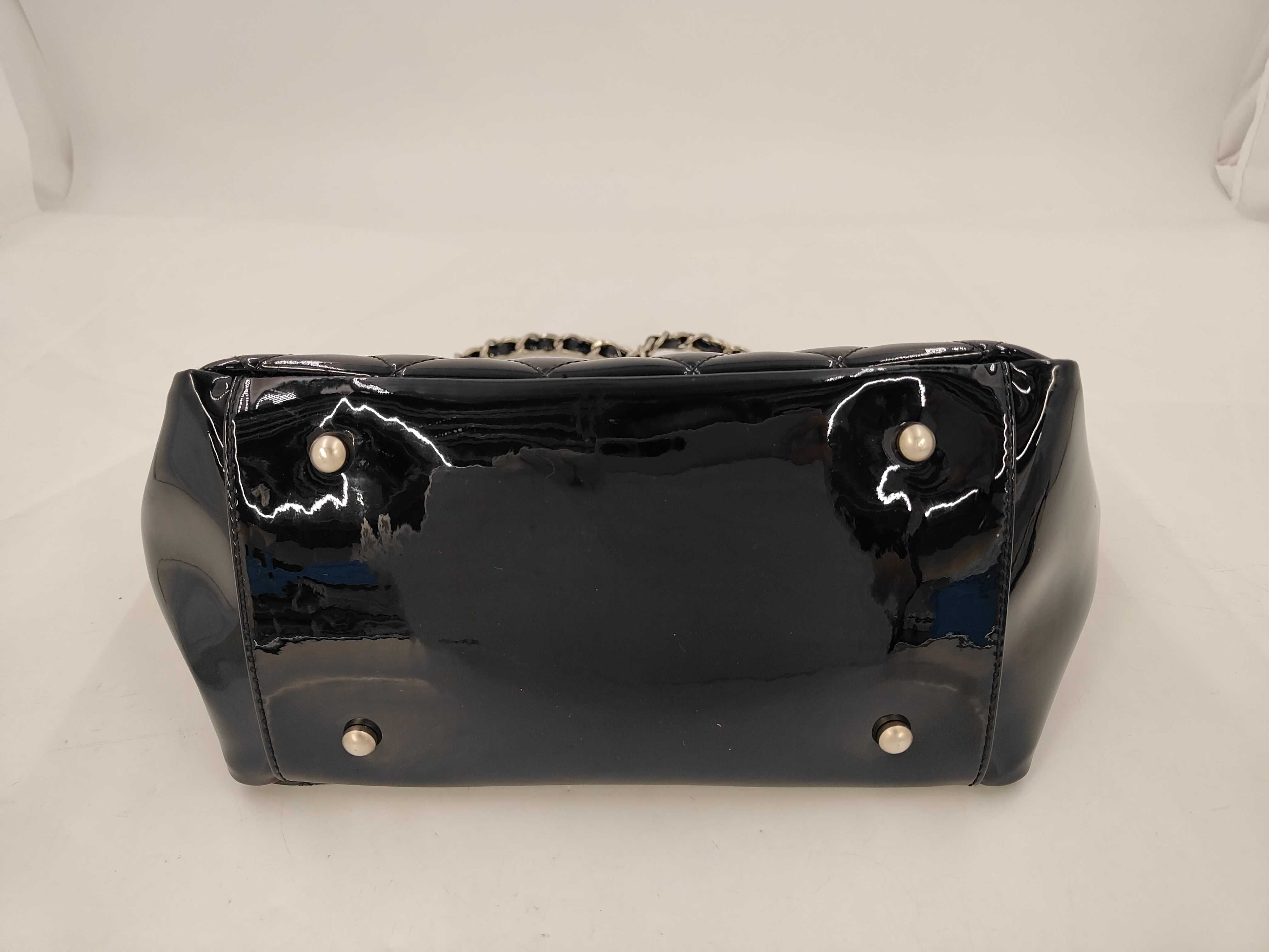 patent leather shoulder bag — view 4