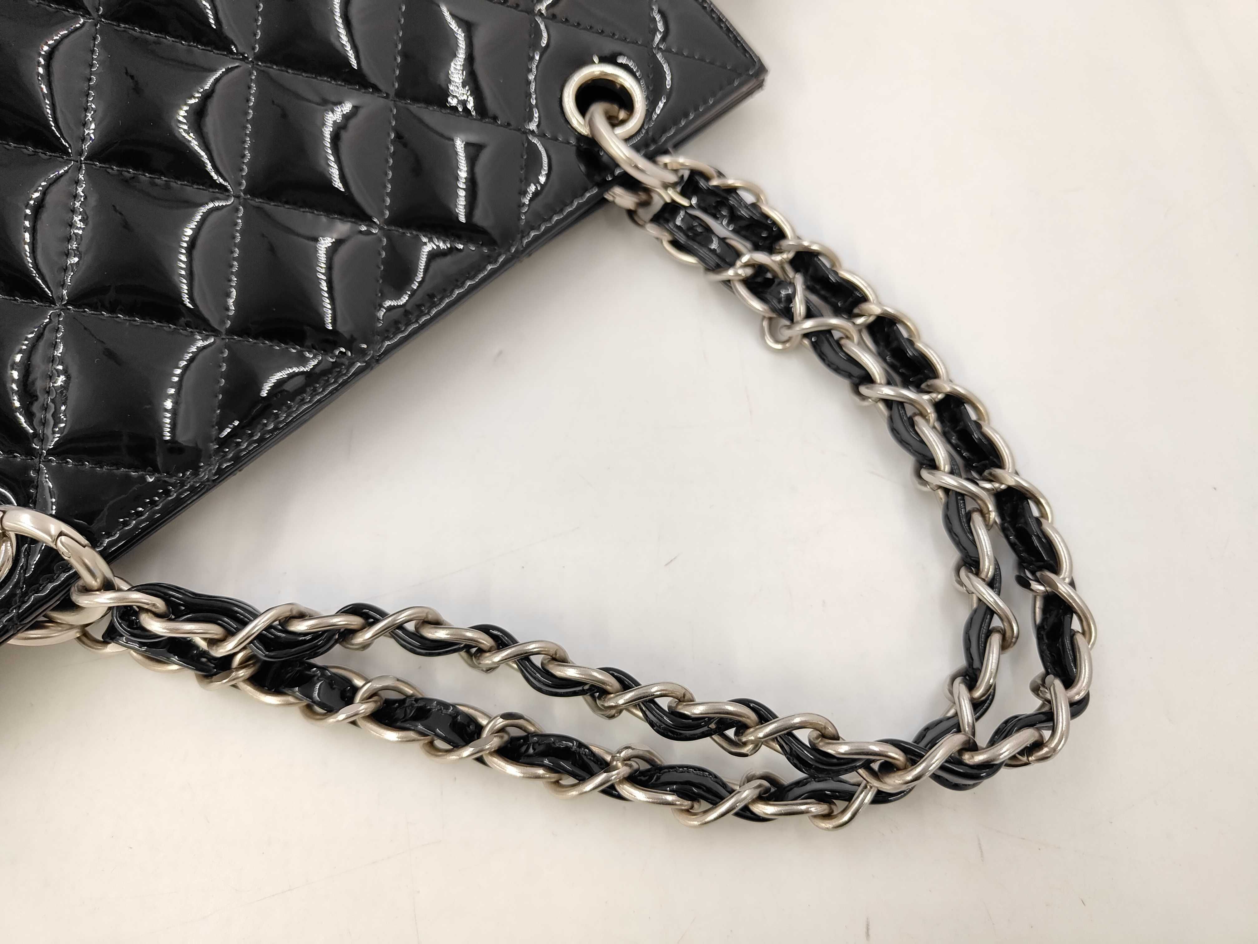 patent leather shoulder bag — view 5