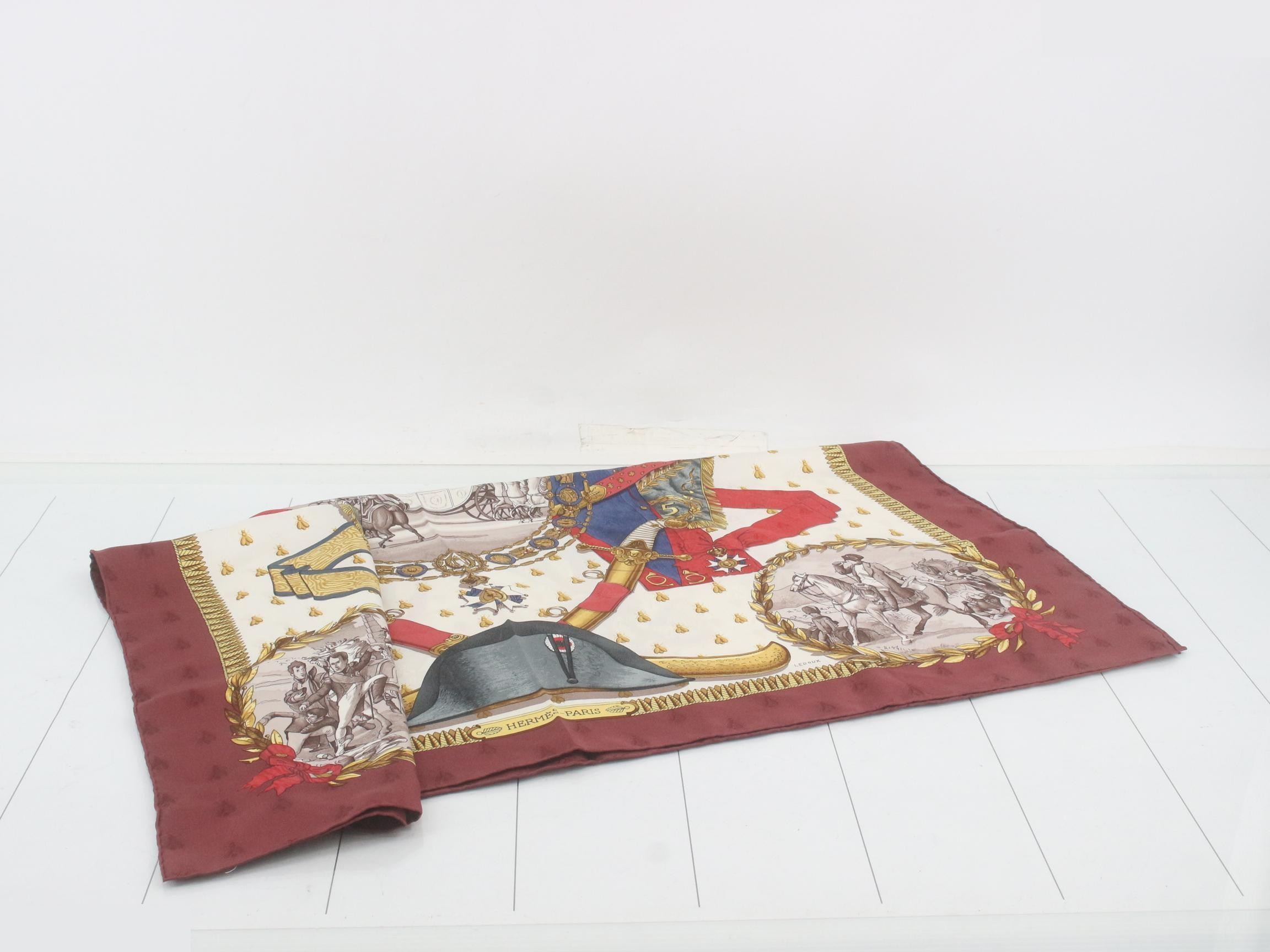Carre 90 Napoleon Silk Scarf — view 3
